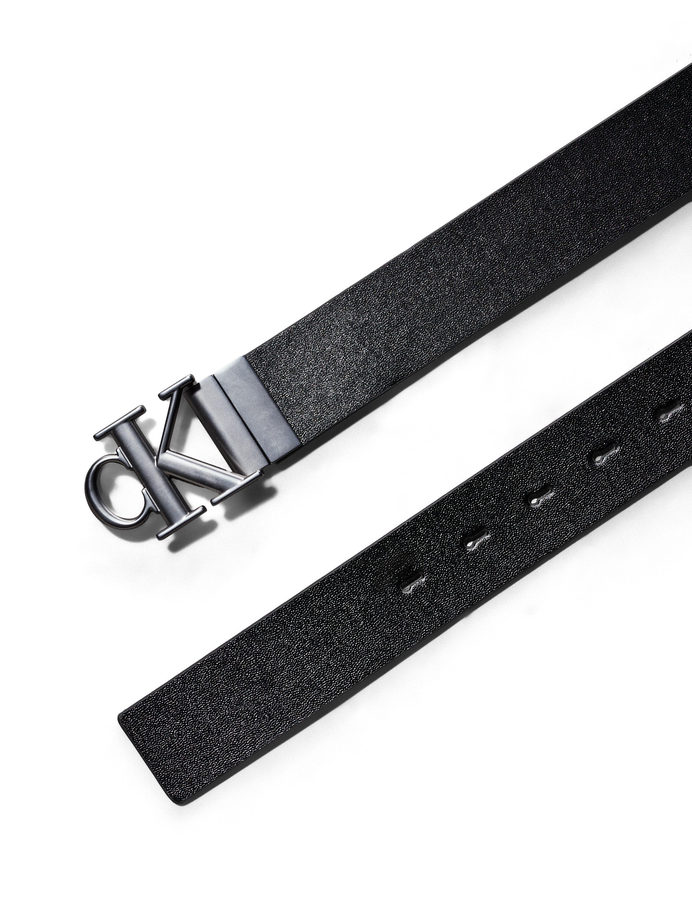 Calvin Klein Leren Riem met logo-sluiting
