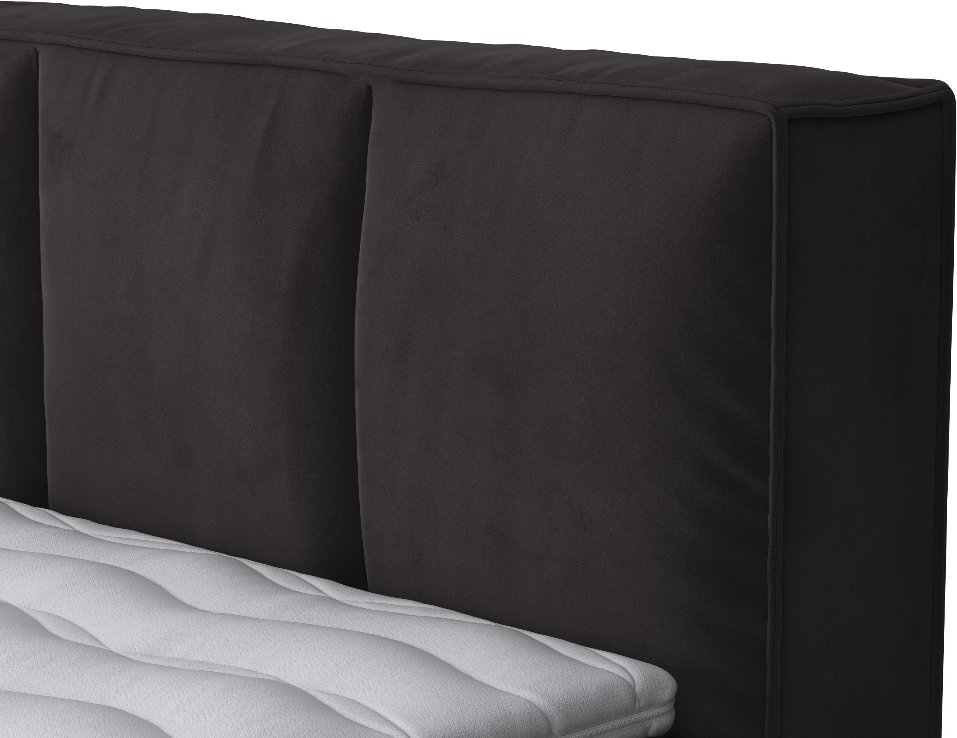 Home affaire Boxspring Milano Boxbed incl. topmatras, 2 matrassen, hardheden H2, H3 en H4 naar keuze