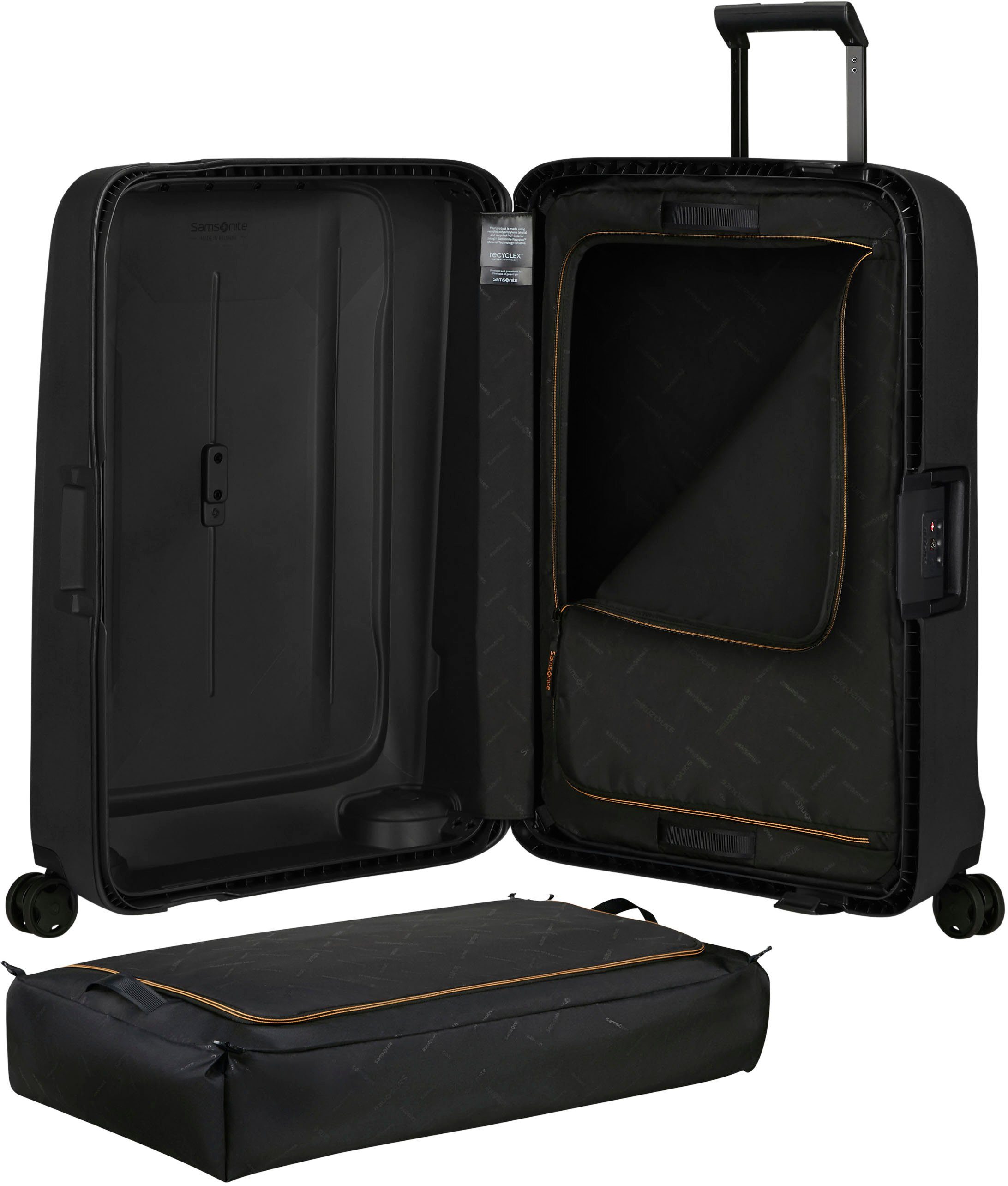 Samsonite Hardshell-trolley ESSENS 75 Reiskoffer harde koffer voor vliegreizen TSA-slot