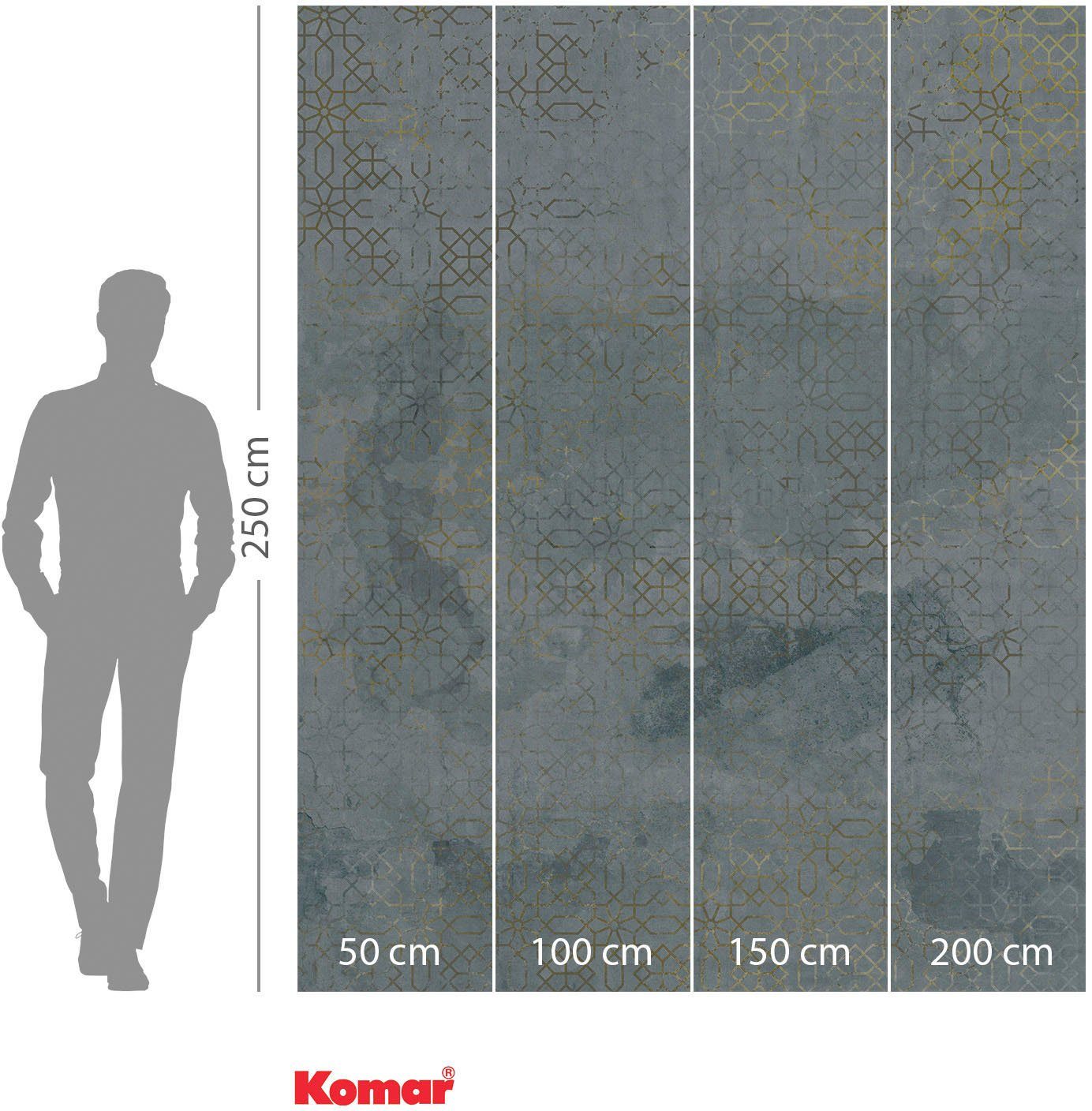 Komar Vliesbehang Digitale print vlies - Jaunty Jewels - Afmeting 200 x 250 cm (1 stuk)