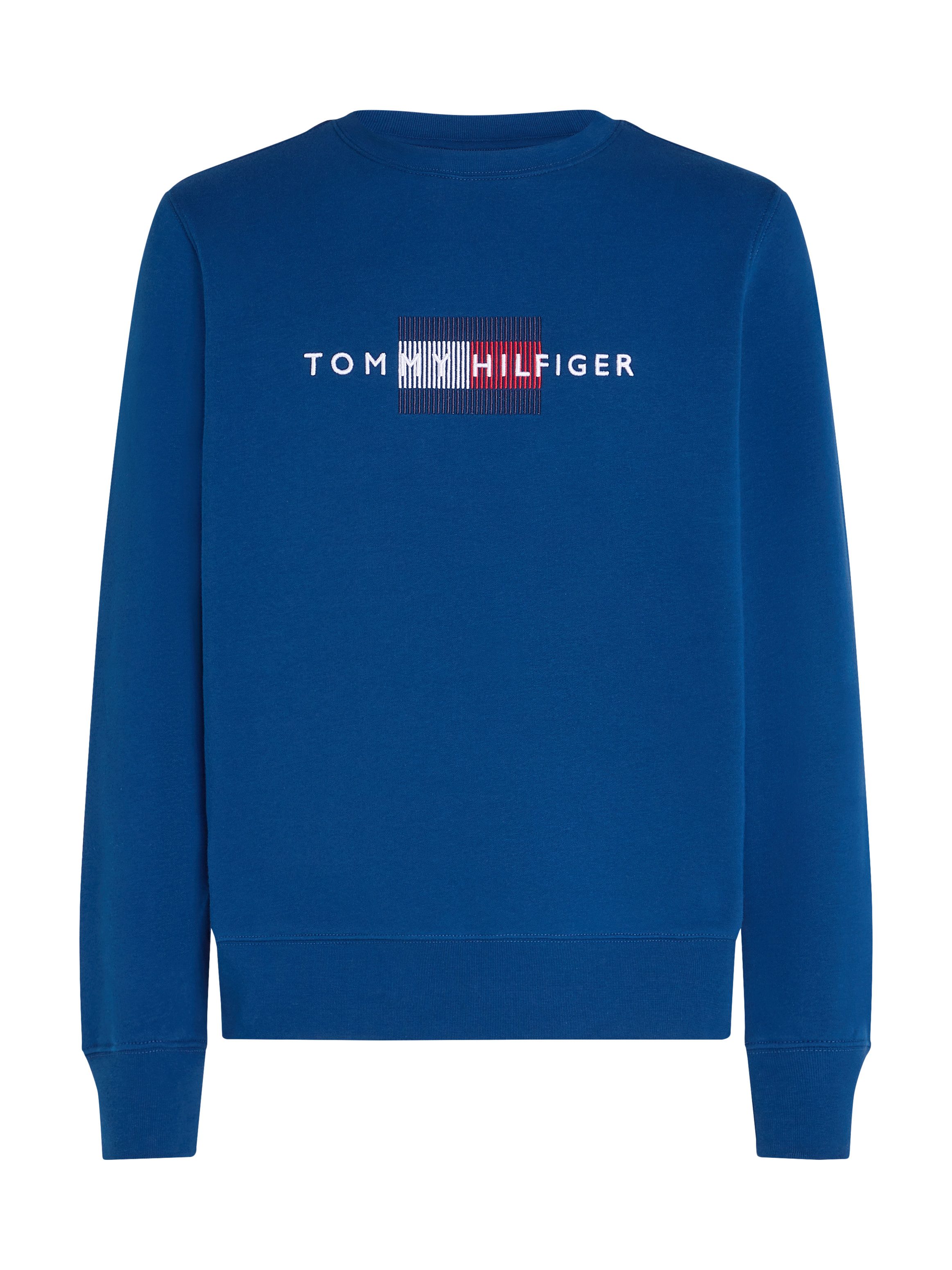 Tommy Hilfiger Sweatshirt HILFIGER FLAG EMBRO SWEATSHIRT meerkleurige borduursel op de borst