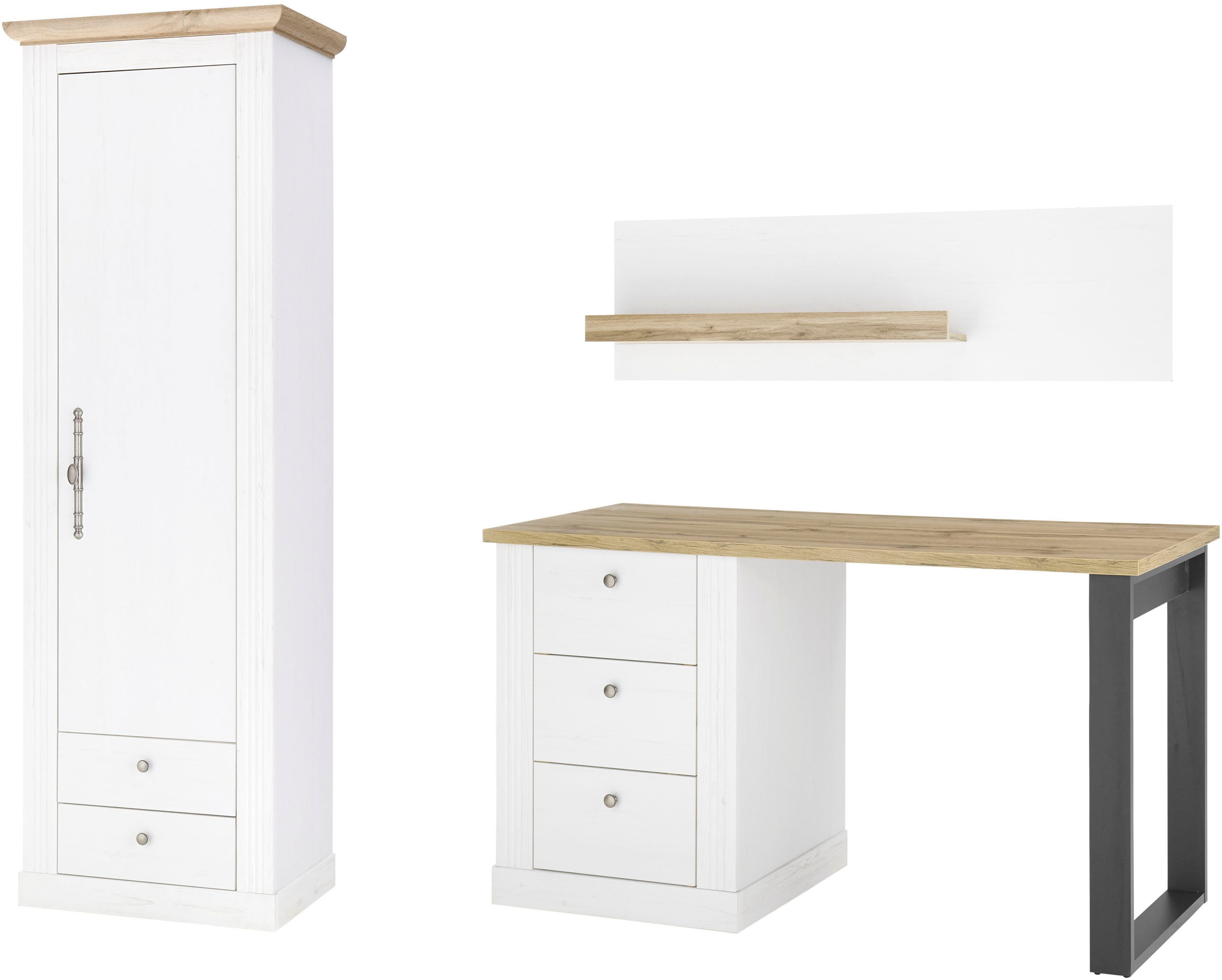 Home affaire Kantoormeubelset Westminster in romantische rustieke stijl, exclusief by otto