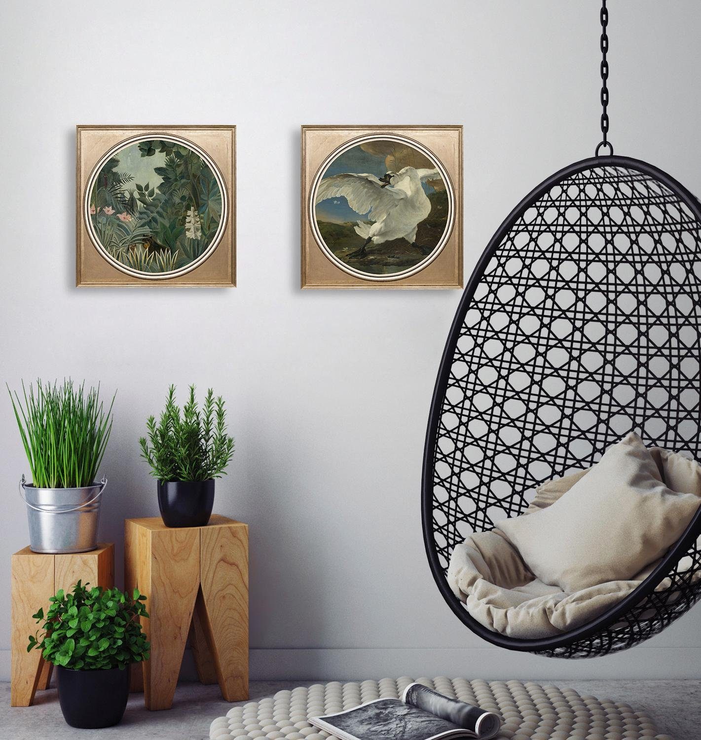 queence Artprint op acrylglas Witte zwaan Fine Art-print in galeriekwaliteit