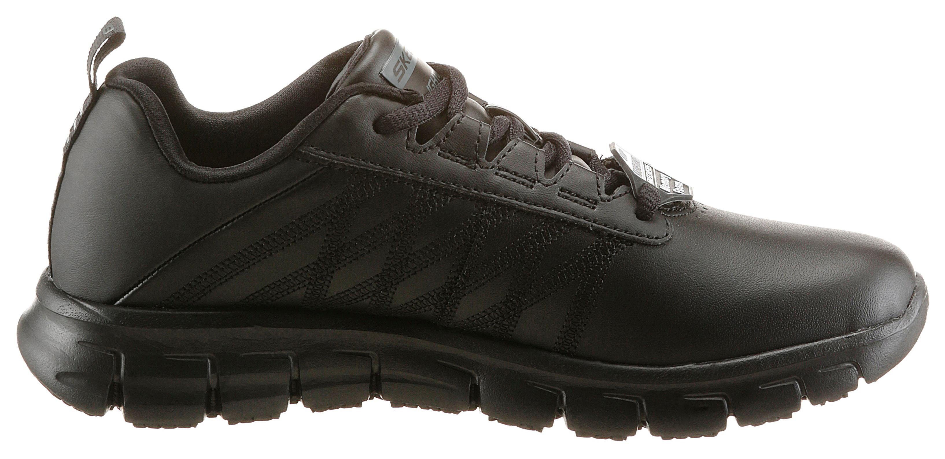 Skechers Werkschoenen Sure Track Erath veterschoenen Veterschoen voor de horeca, onderhoud met slipvaste zool