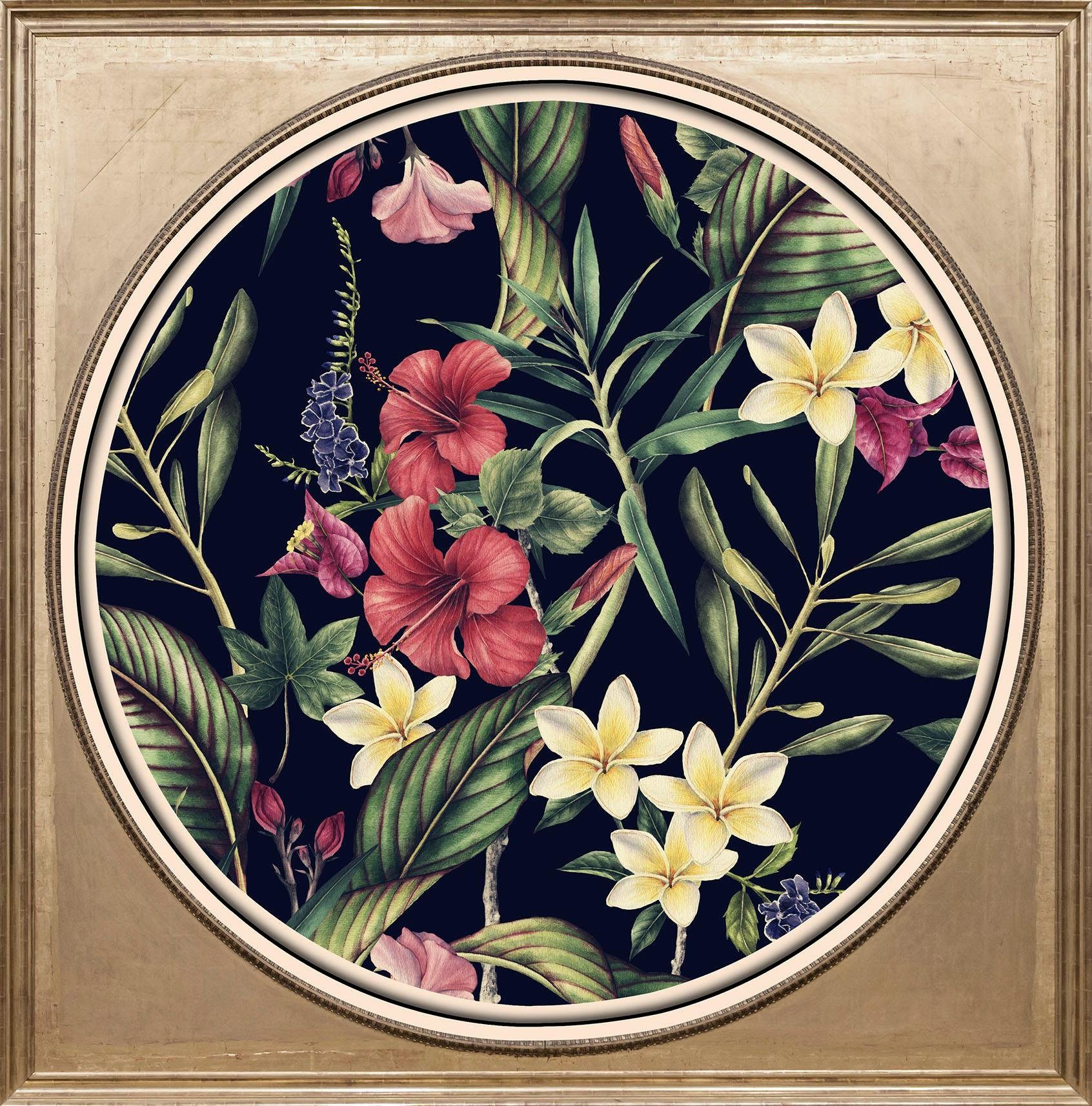 queence Artprint op acrylglas Tropische planten II