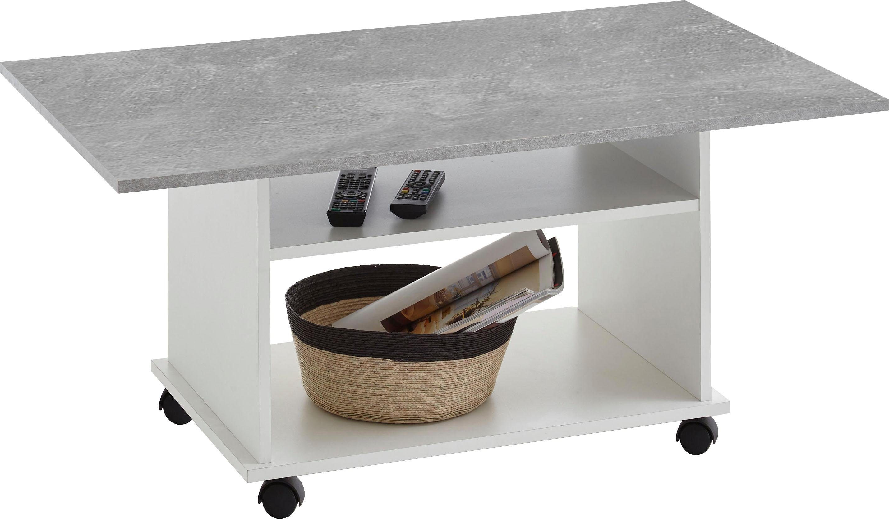 FMD Salontafel op rollen