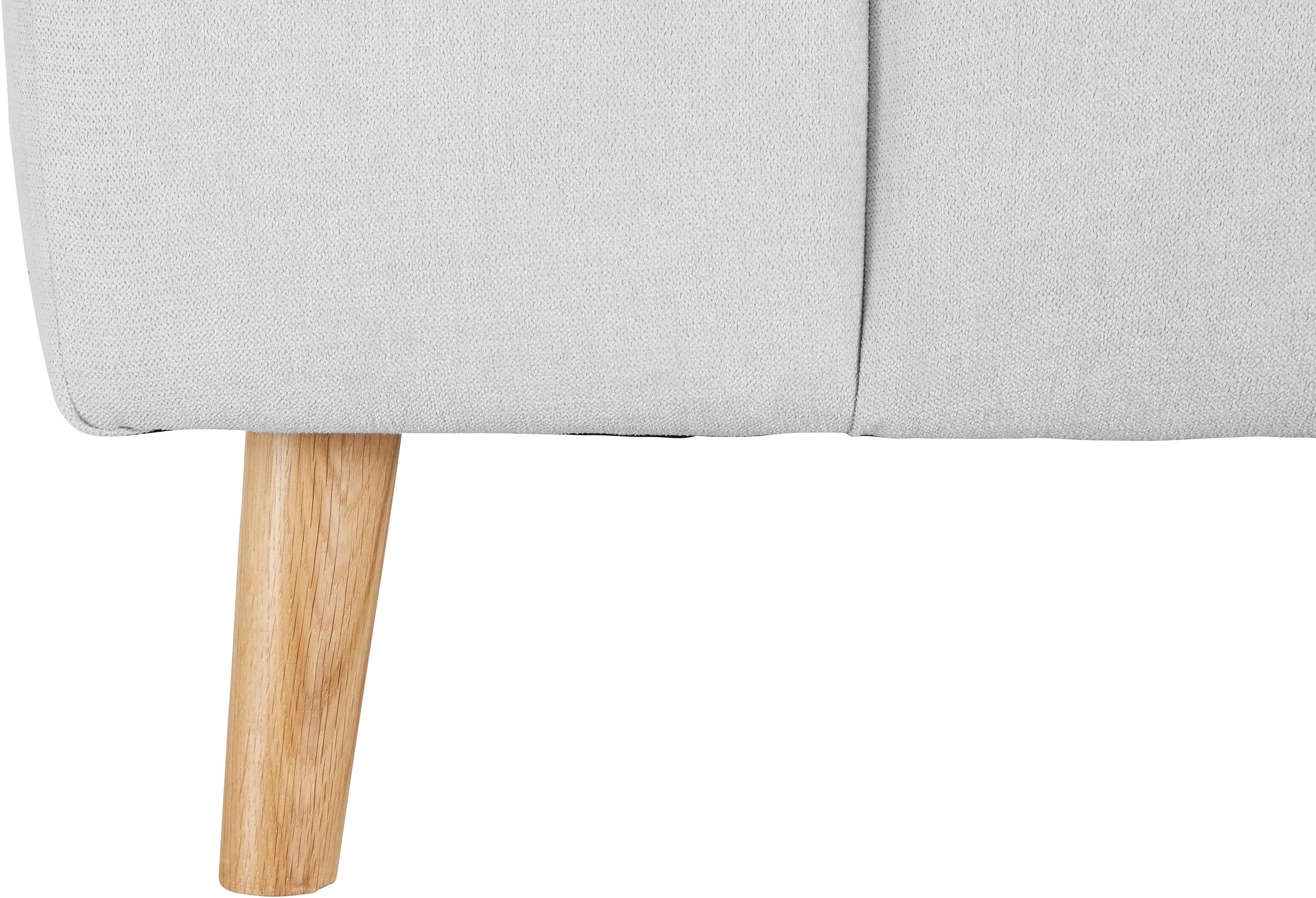 andas 2-zitsbank Janek met binnenvering en opstaande naad in scandinavisch design