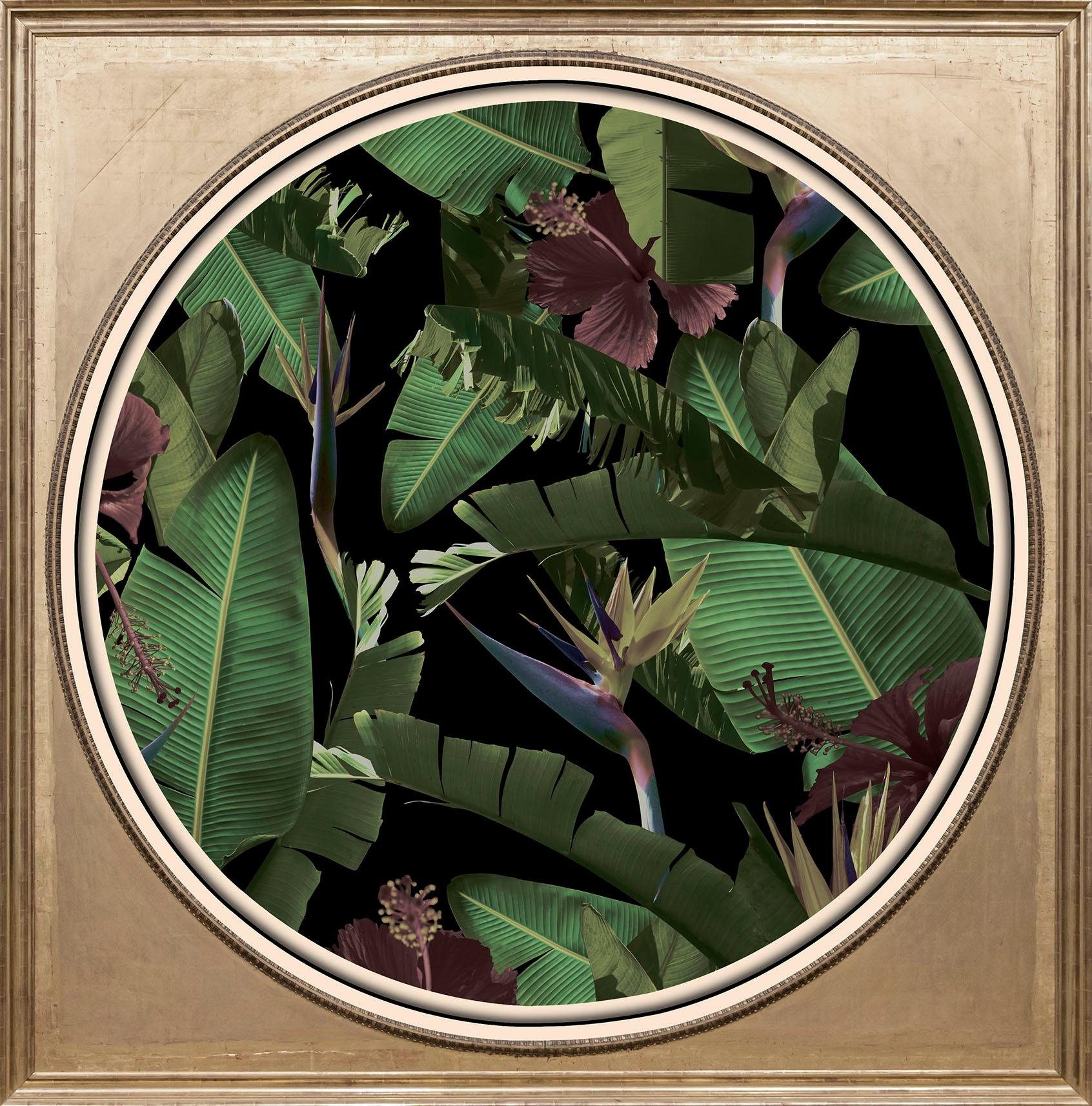 queence Artprint op acrylglas Tropische planten II