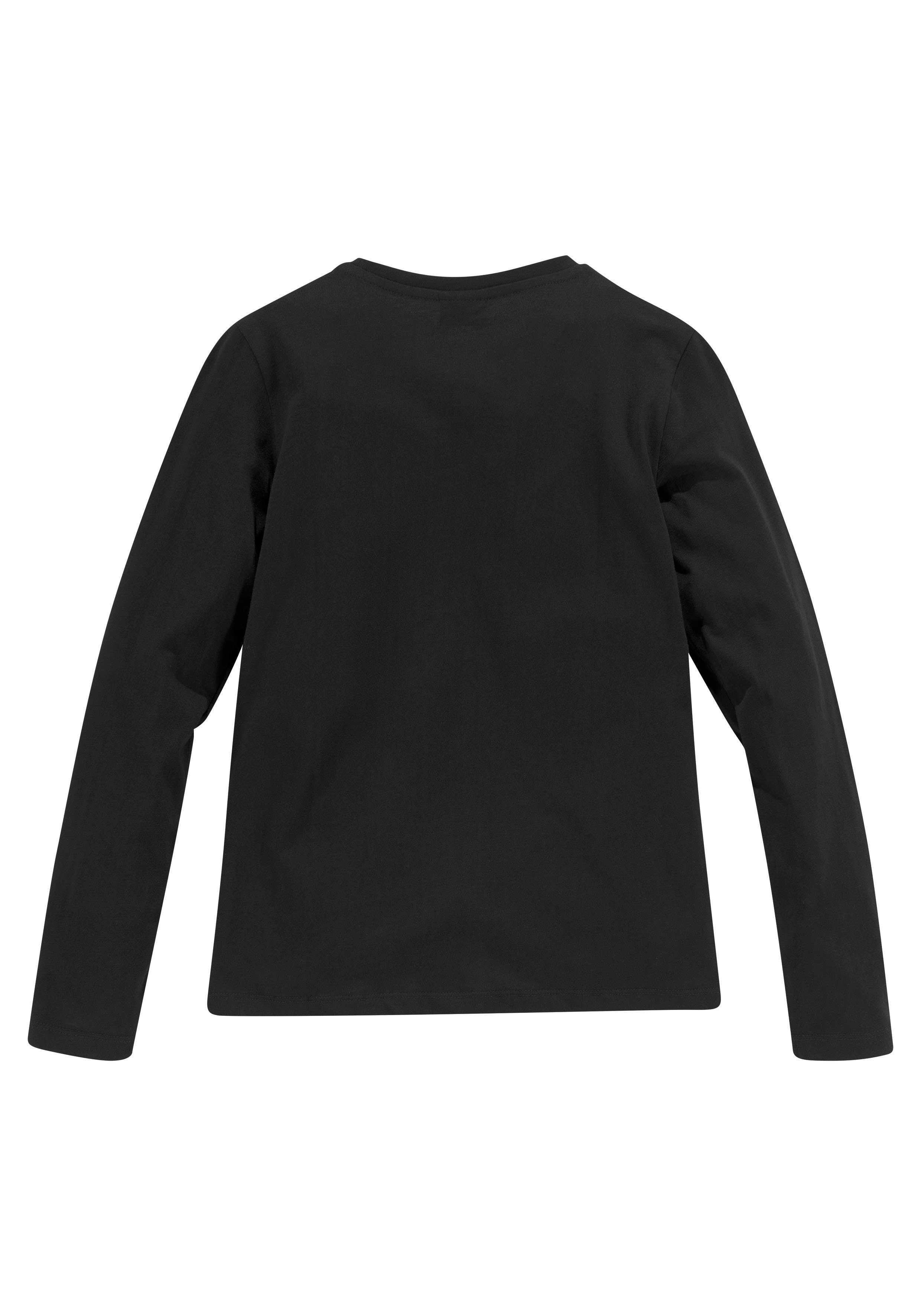 KIDSWORLD Shirt met lange mouwen Sorry. hab nicht zugehört Lange mouwen, basic pasvorm, met frisse print en statements