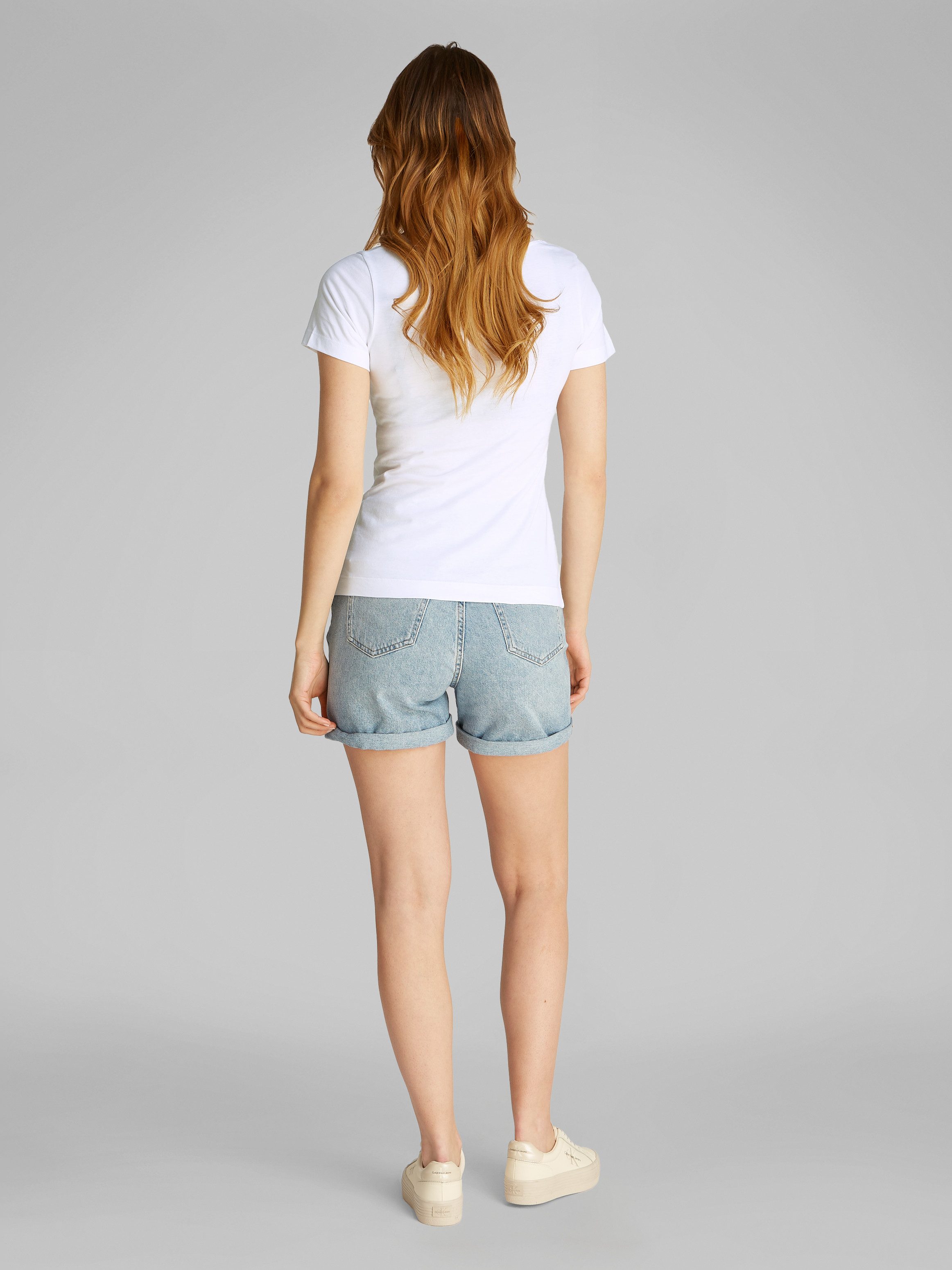 Calvin Klein T-shirt 2-PACK MONOLOGO V-NECK TEE (Set van 2)