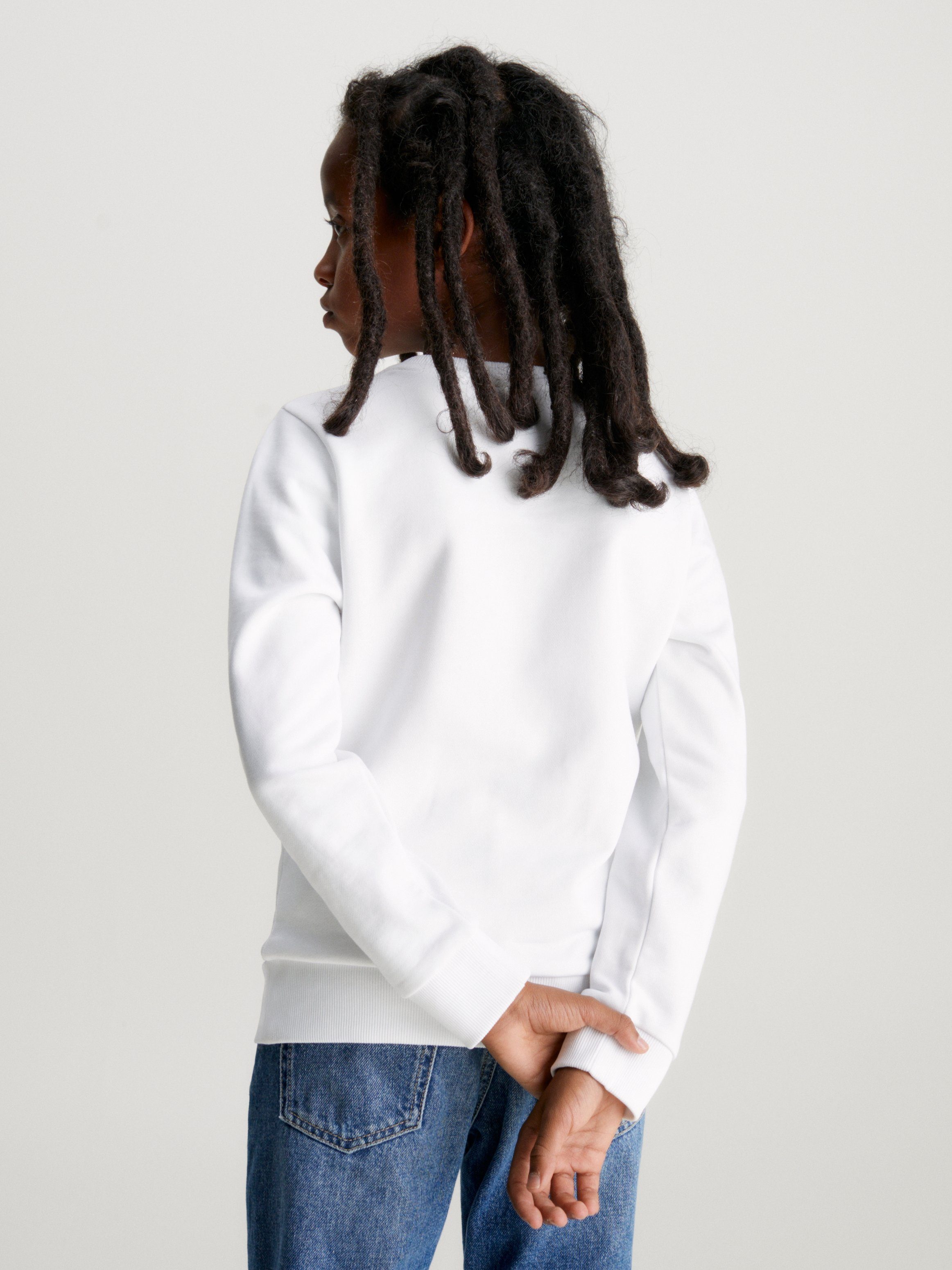 Calvin Klein Sweatshirt INST. LOGO REGULAR CN voor kinderen tot 16 jaar