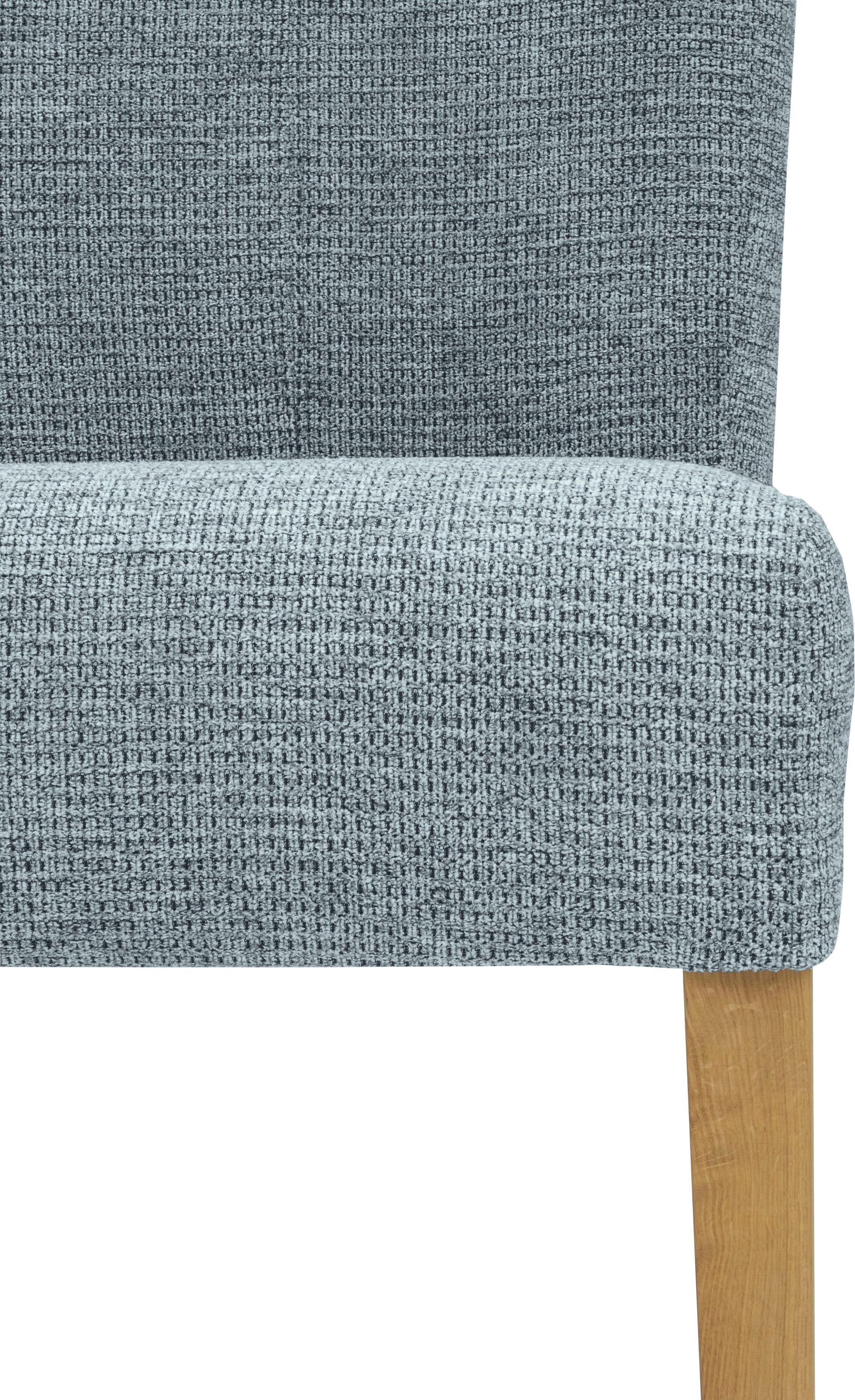 Home affaire Eetkamerstoel Queen Polsterstoel BESTSELLER verschillende type bekleding, massief houten onderstel (set)