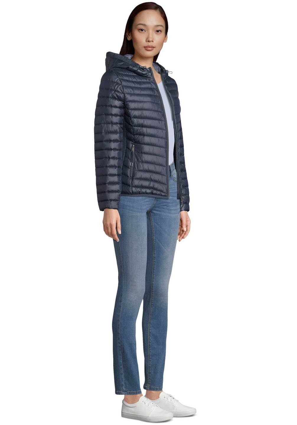 Arizona Slim fit jeans Tailleband met zij-elastiek inzet smalle pasvorm, skinny jeans, used-wassing, hoge taille