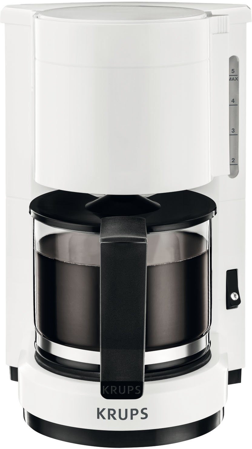 Krups Filterkoffieapparaat F18301 Aromacafe, 0,6 l, voor 5-7 kopjes koffie, uitneembare filterhouder, warmhoudfunctie