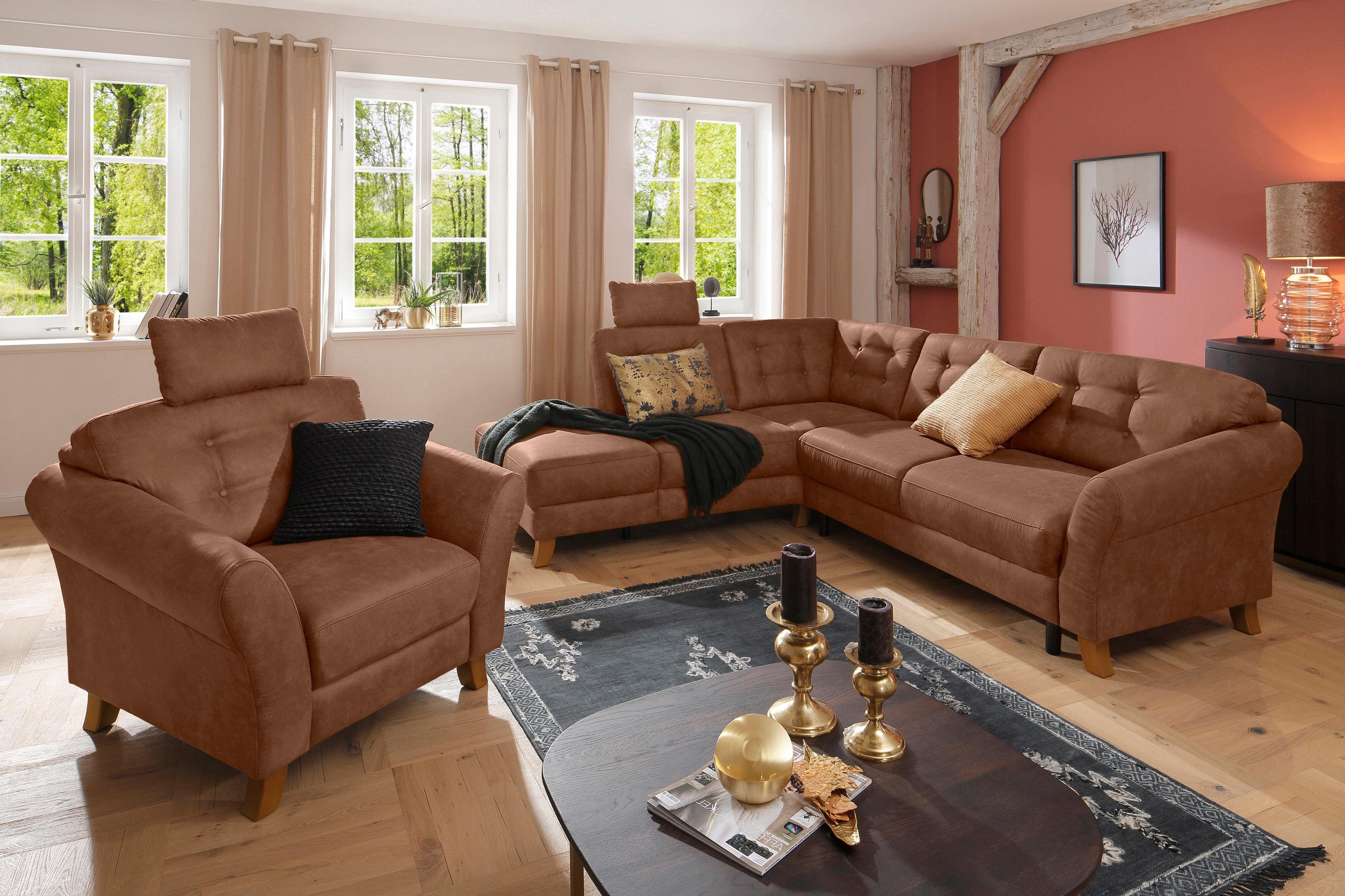 Home affaire Hoekbank Trondheim L-vorm
