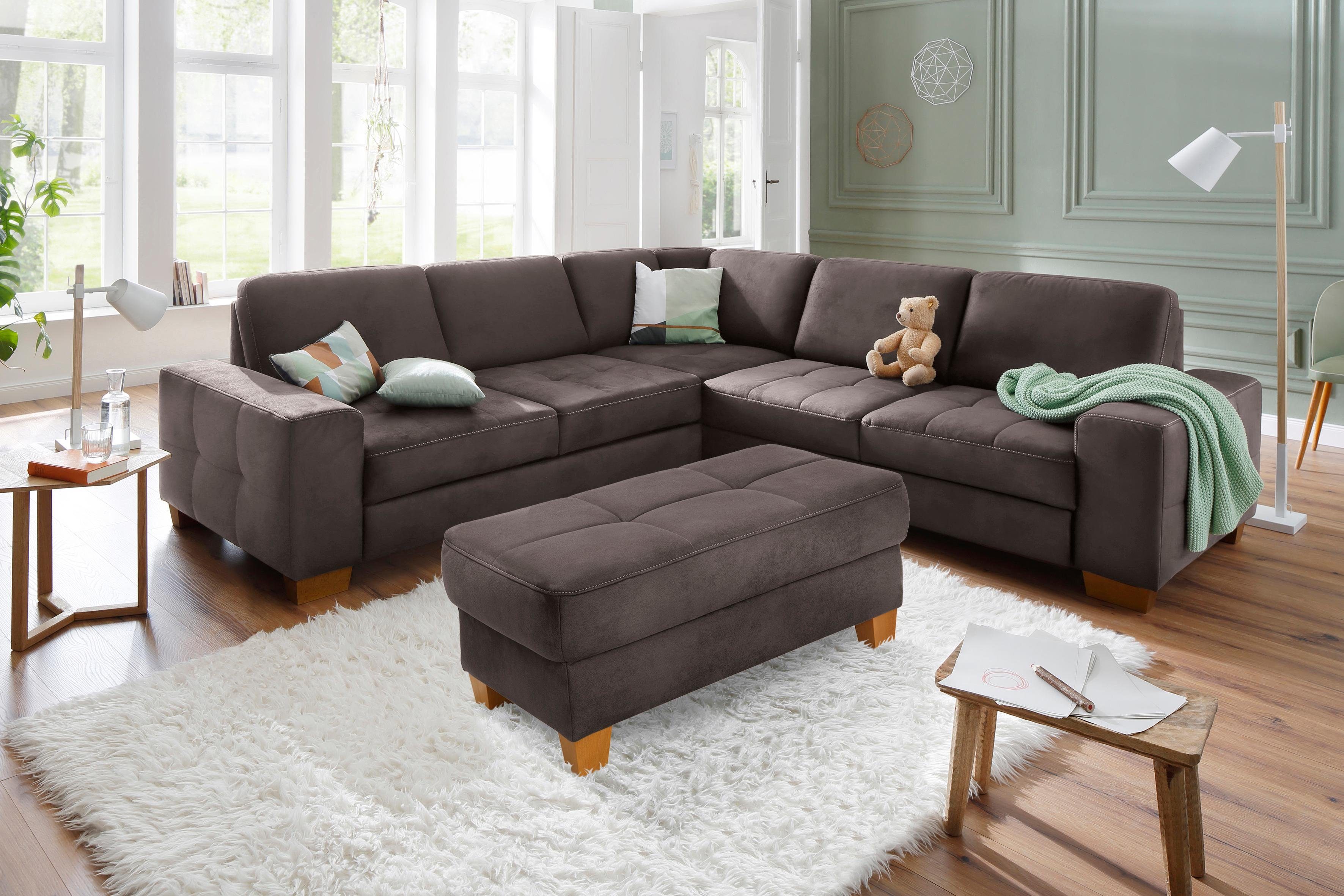 Home affaire Hocker Puccini met contrasterende stiksels