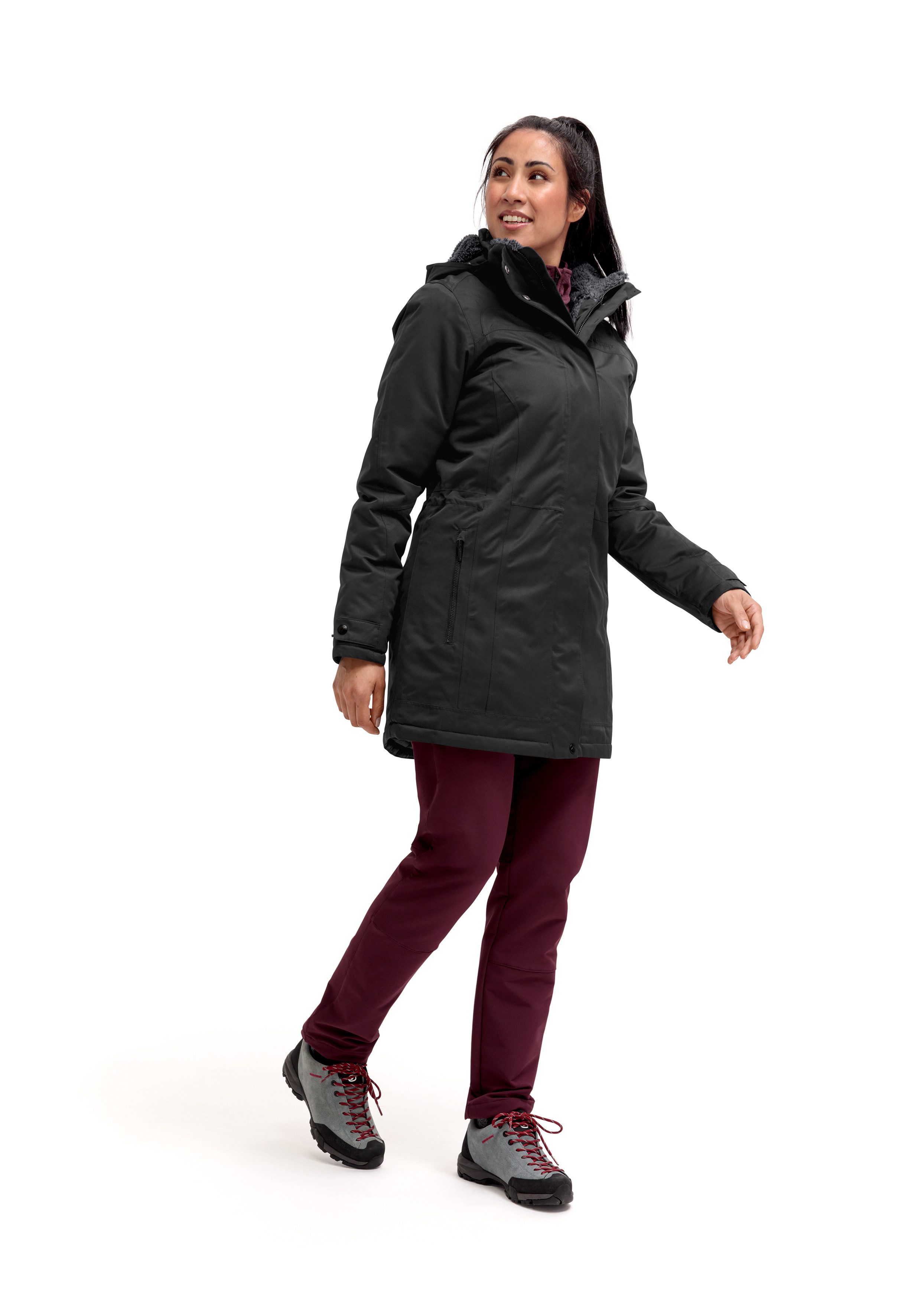 Maier Sports Functioneel jack Lisa 2.1 Dames mantel, ademende wintermantel, 2 ritszakken, regular fit