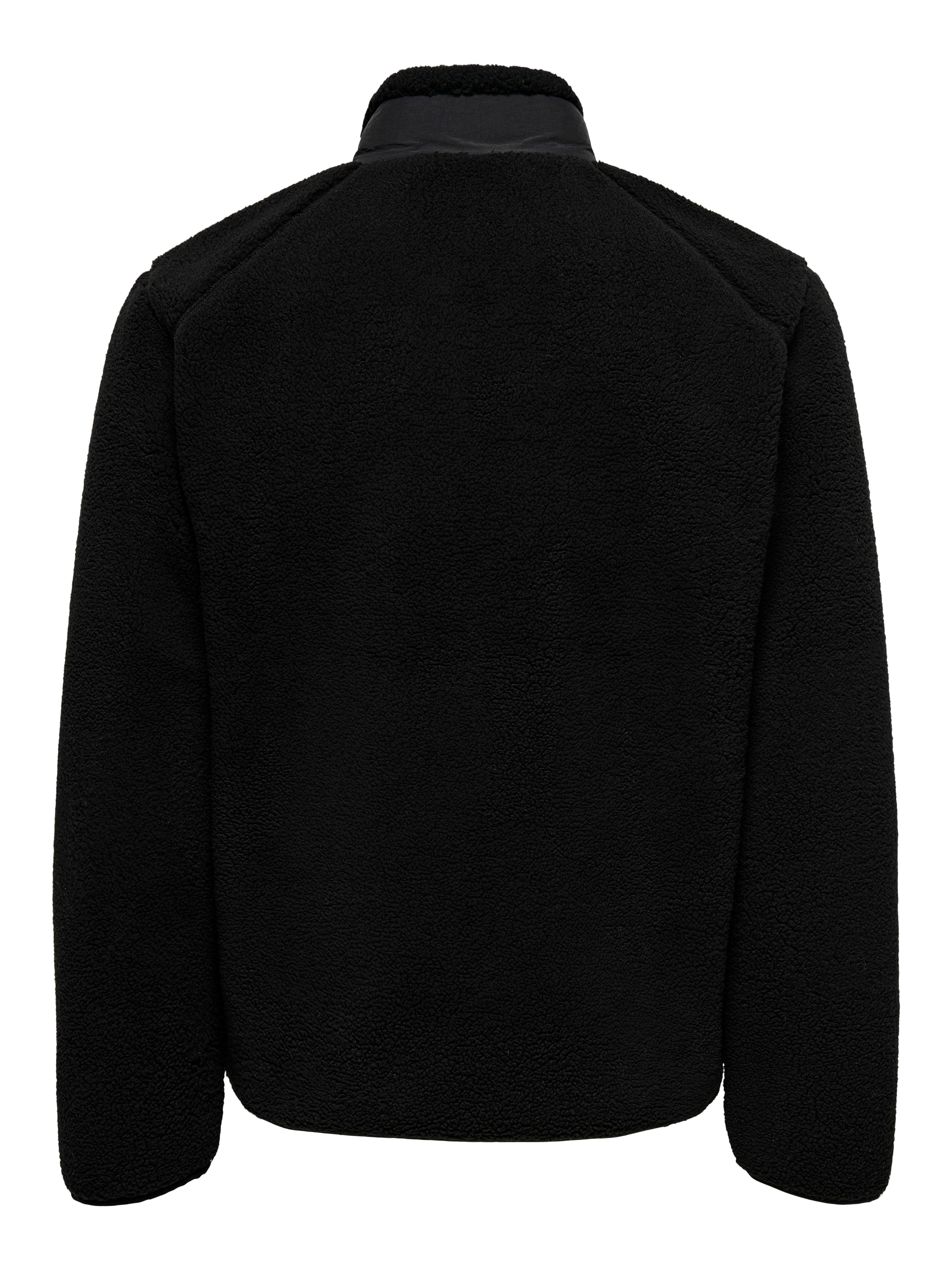 ONLY & SONS Gebreid fleecejack ONSDALLAS LIFE SHERPA JACKET OTW VD