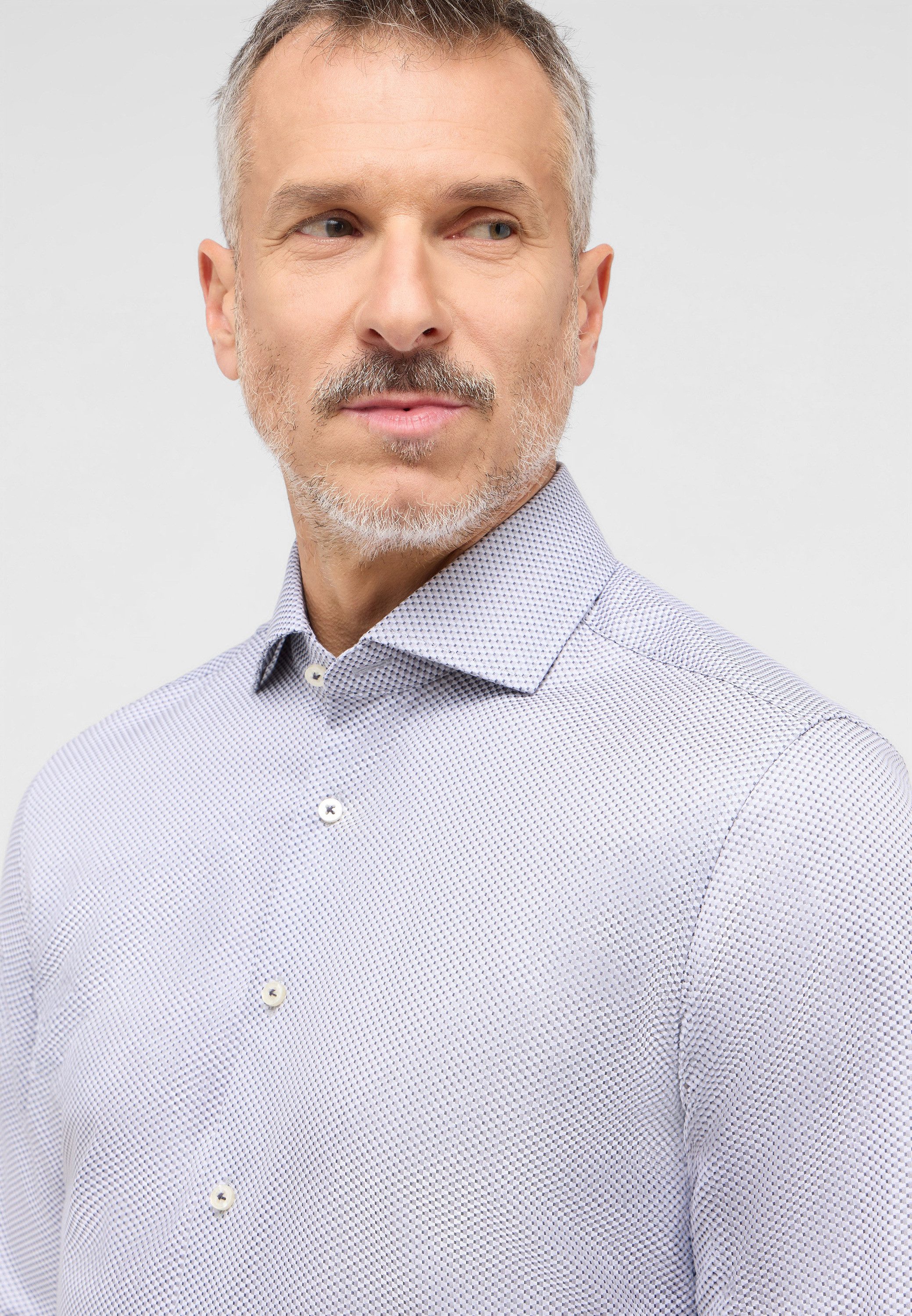 Eterna Overhemd met lange mouwen Slim fit NON IRON (strijkvrij)
