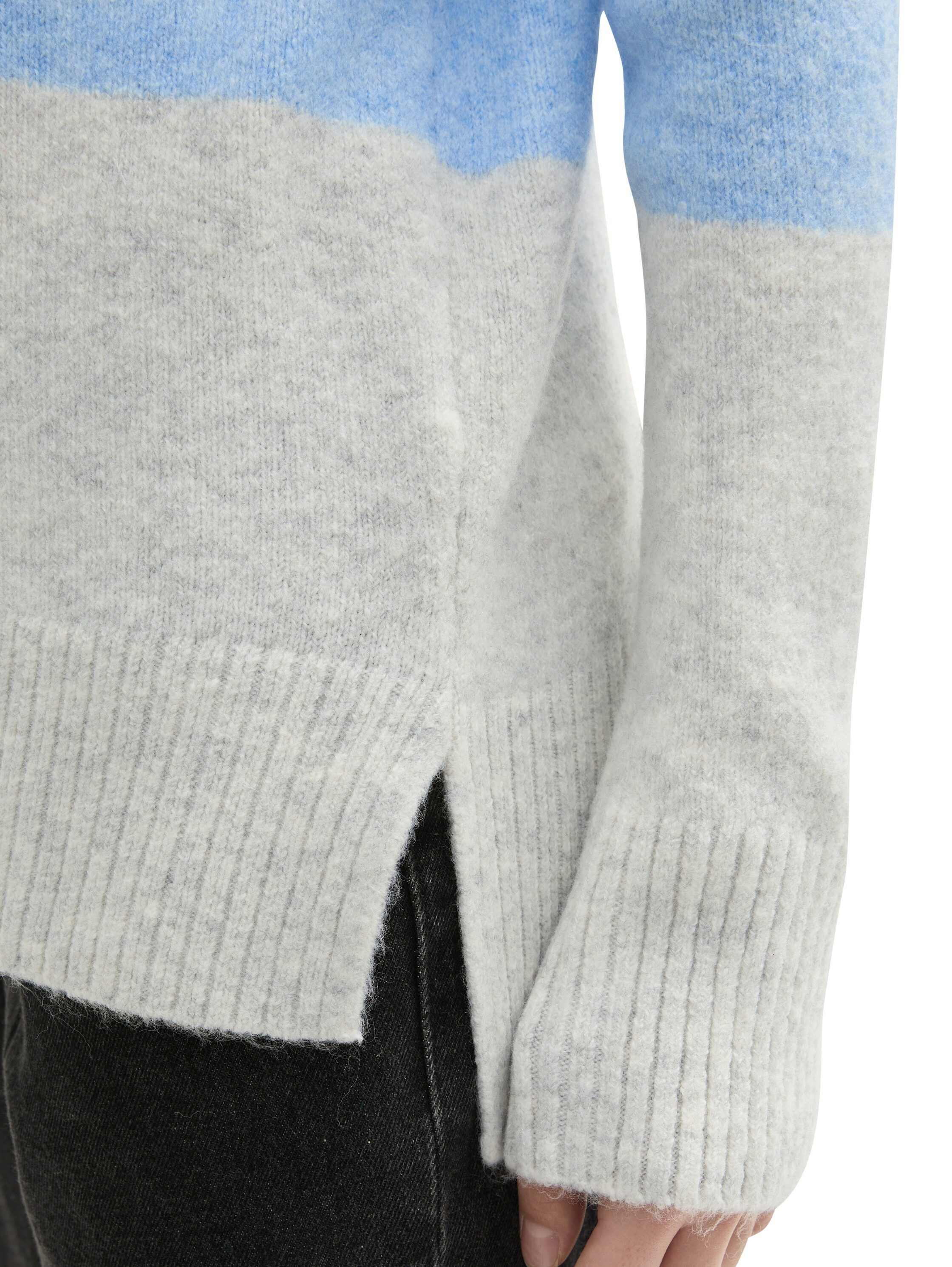 Tom Tailor Denim Gebreide trui met colourblocking