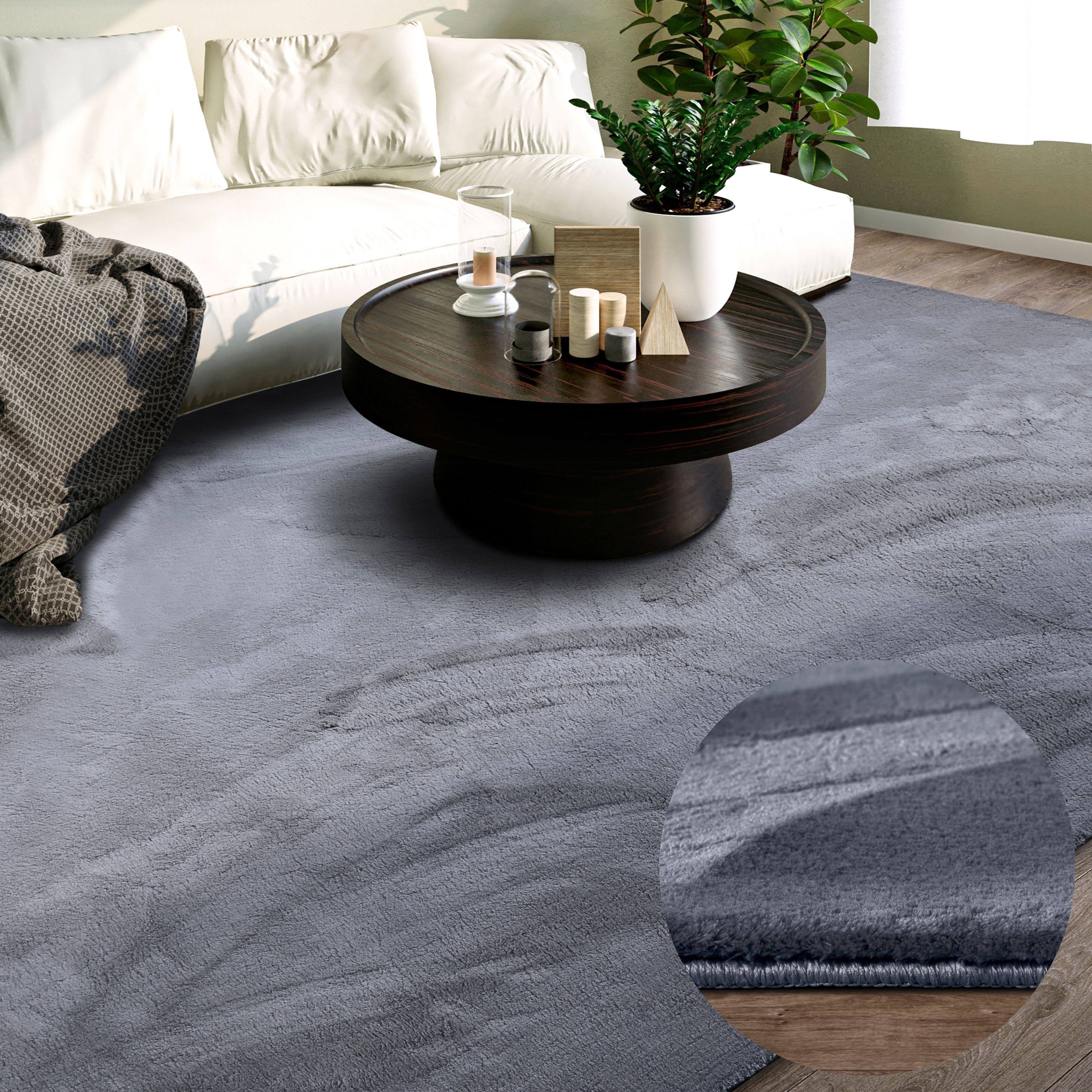 Villeroy & Boch Vloerkleed Leon moderne vloerkleden maat 120 cm x 170 cm x 15 mm grijs
