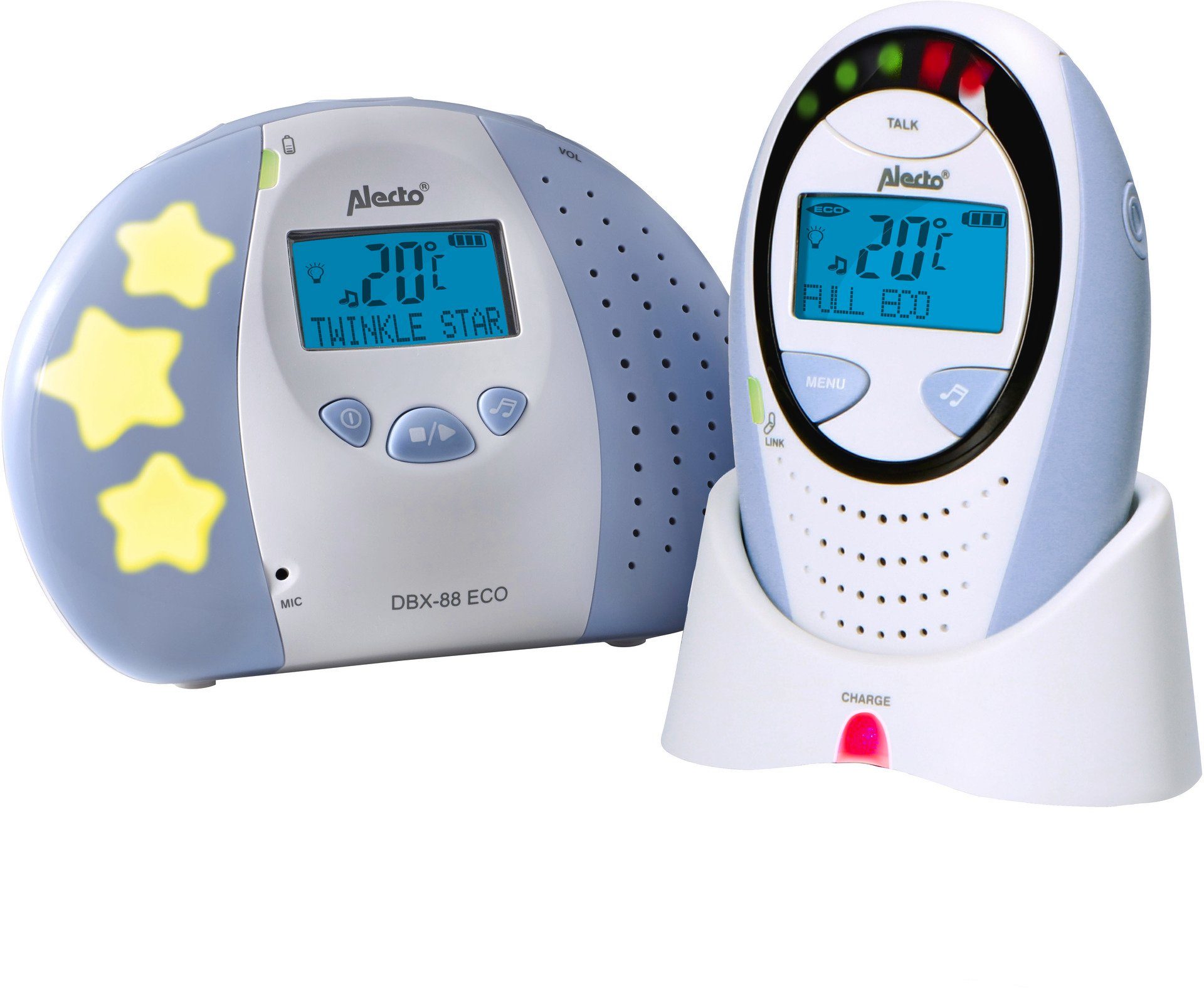 Alecto Babyfoon DBX-88 ECO DECT-babyfoon met display