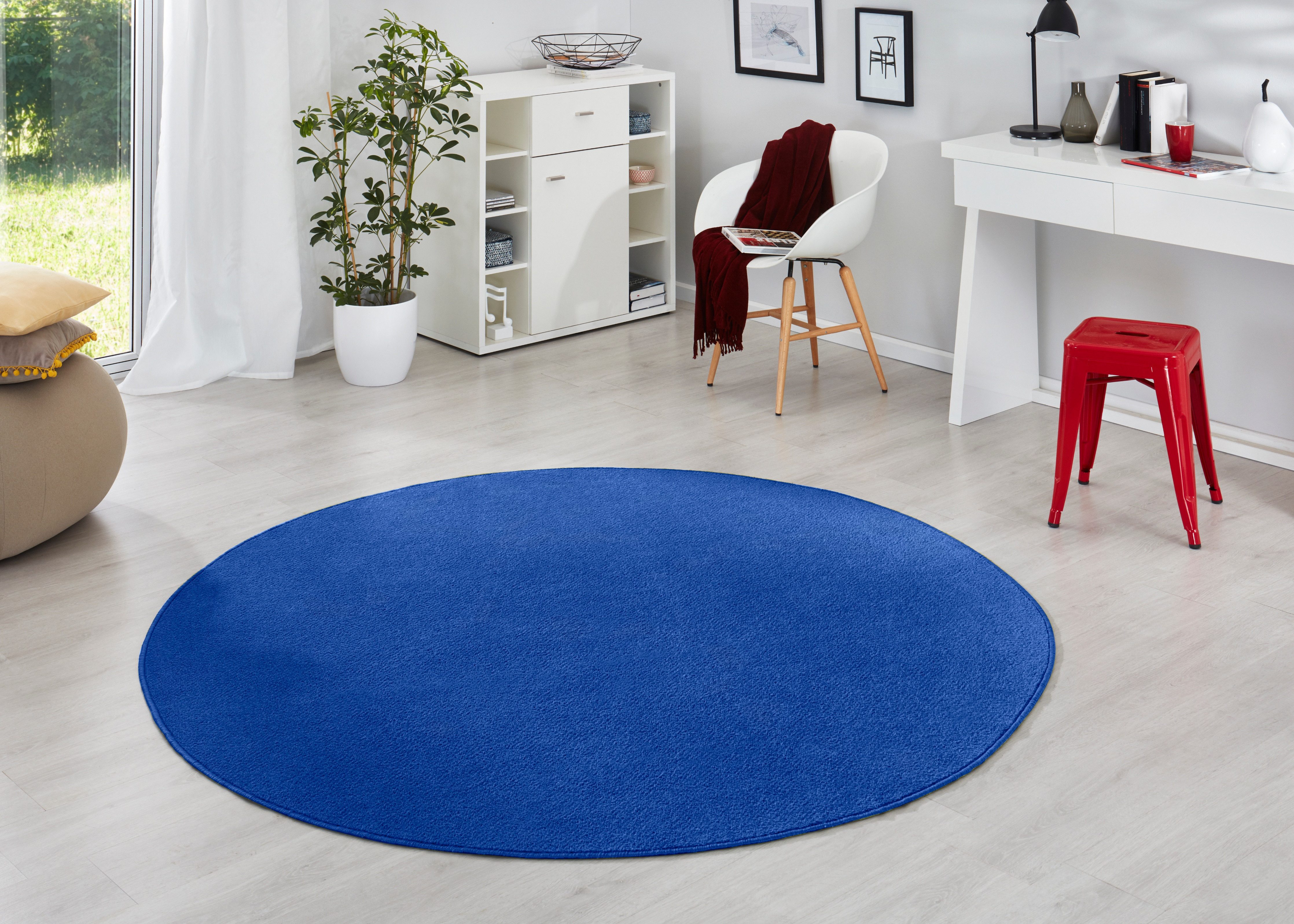 HANSE Home Vloerkleed Fancy Korte pool, zacht, uni, woonkamer, slaapkamer, eetkamer
