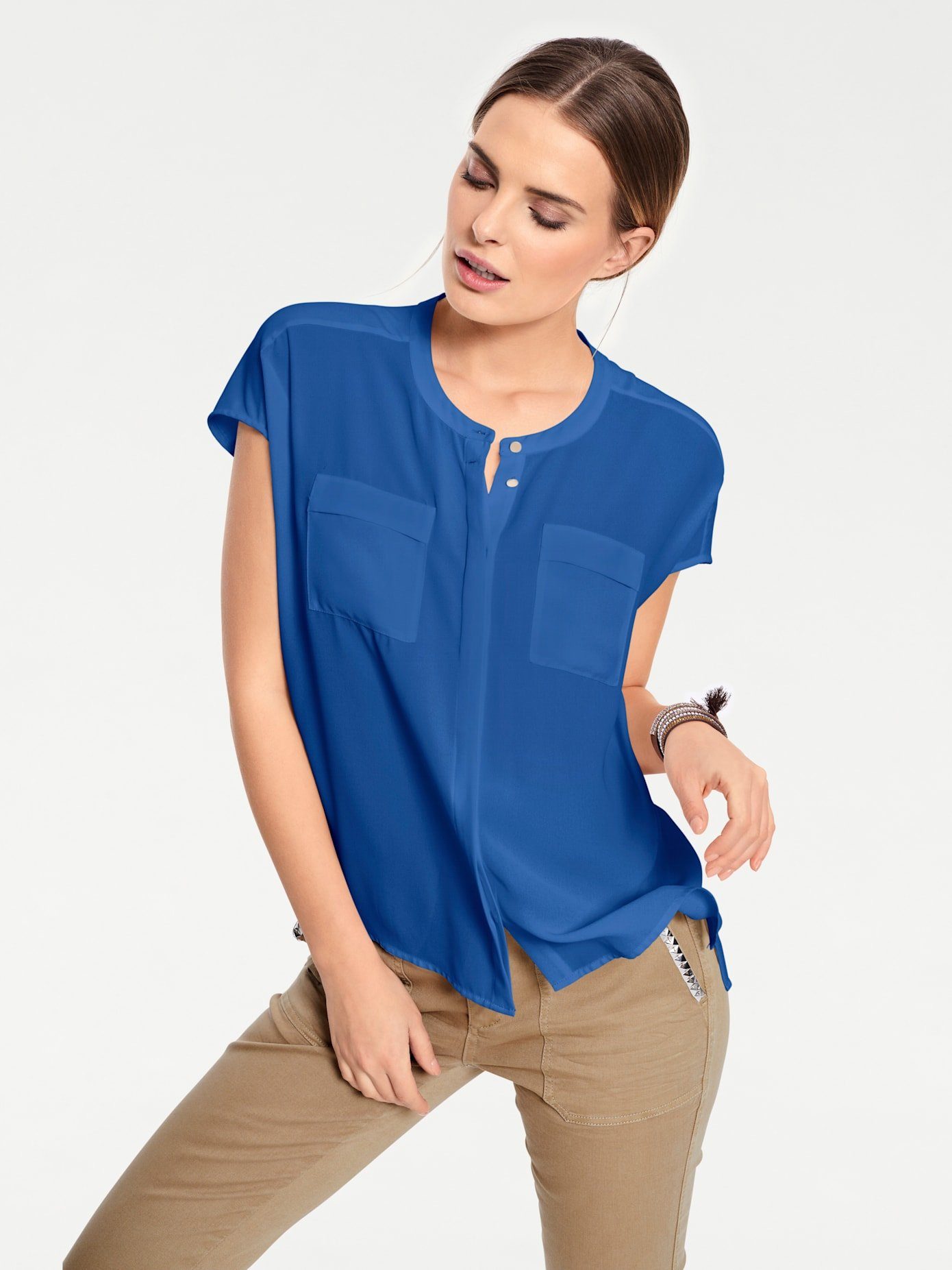 LINEA TESINI by Heine Blouse met korte mouwen