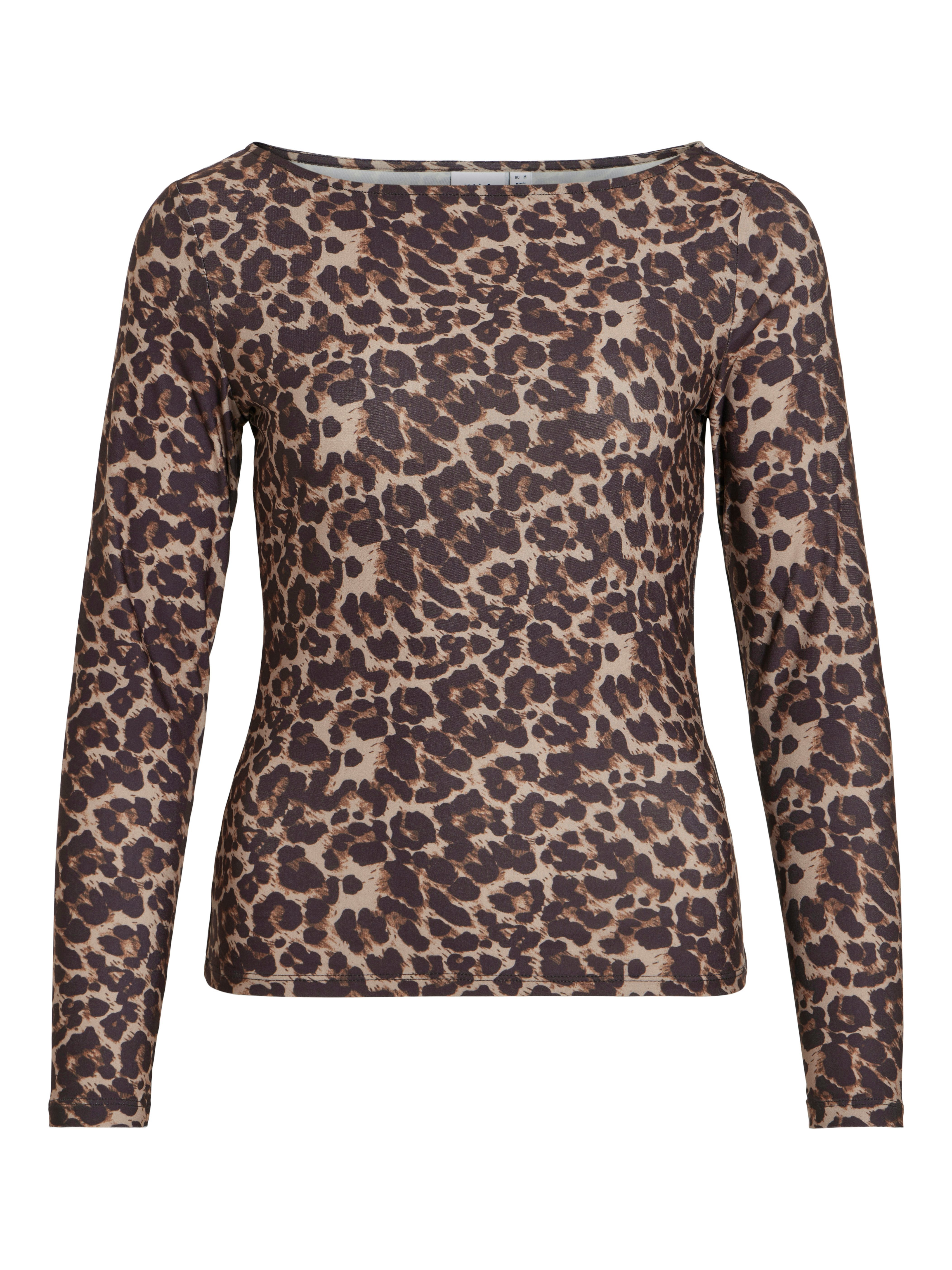 Vila Shirt met lange mouwen VILEOA BOATNECK L/S TOP - NOOS