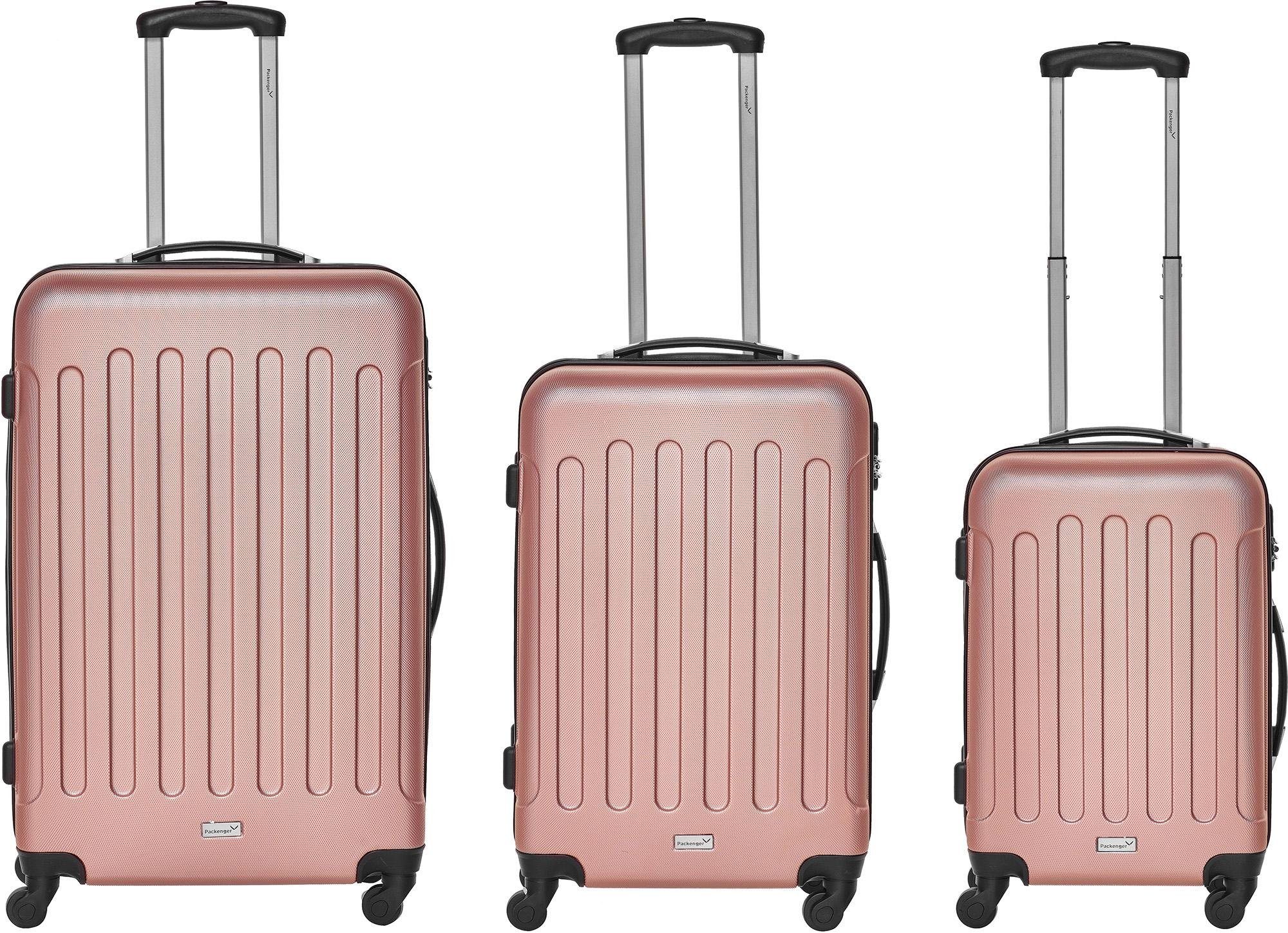 packenger trolleyset travelstar (3-delig) roze