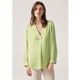 someday blouse zonder sluiting zemely met print in net-look groen