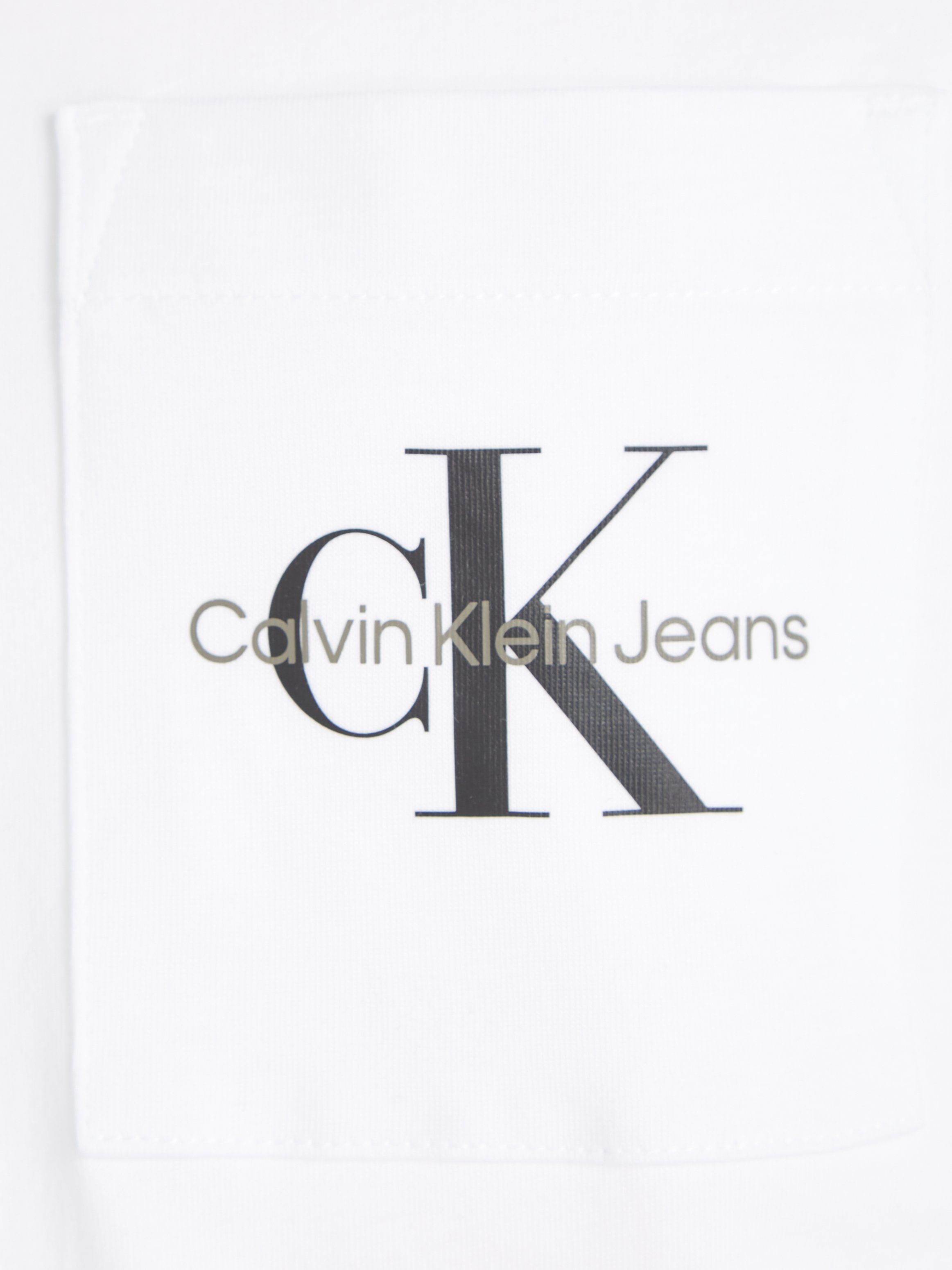 Calvin Klein T-shirt CORE MONOGRAM POCKET SLIM TEE