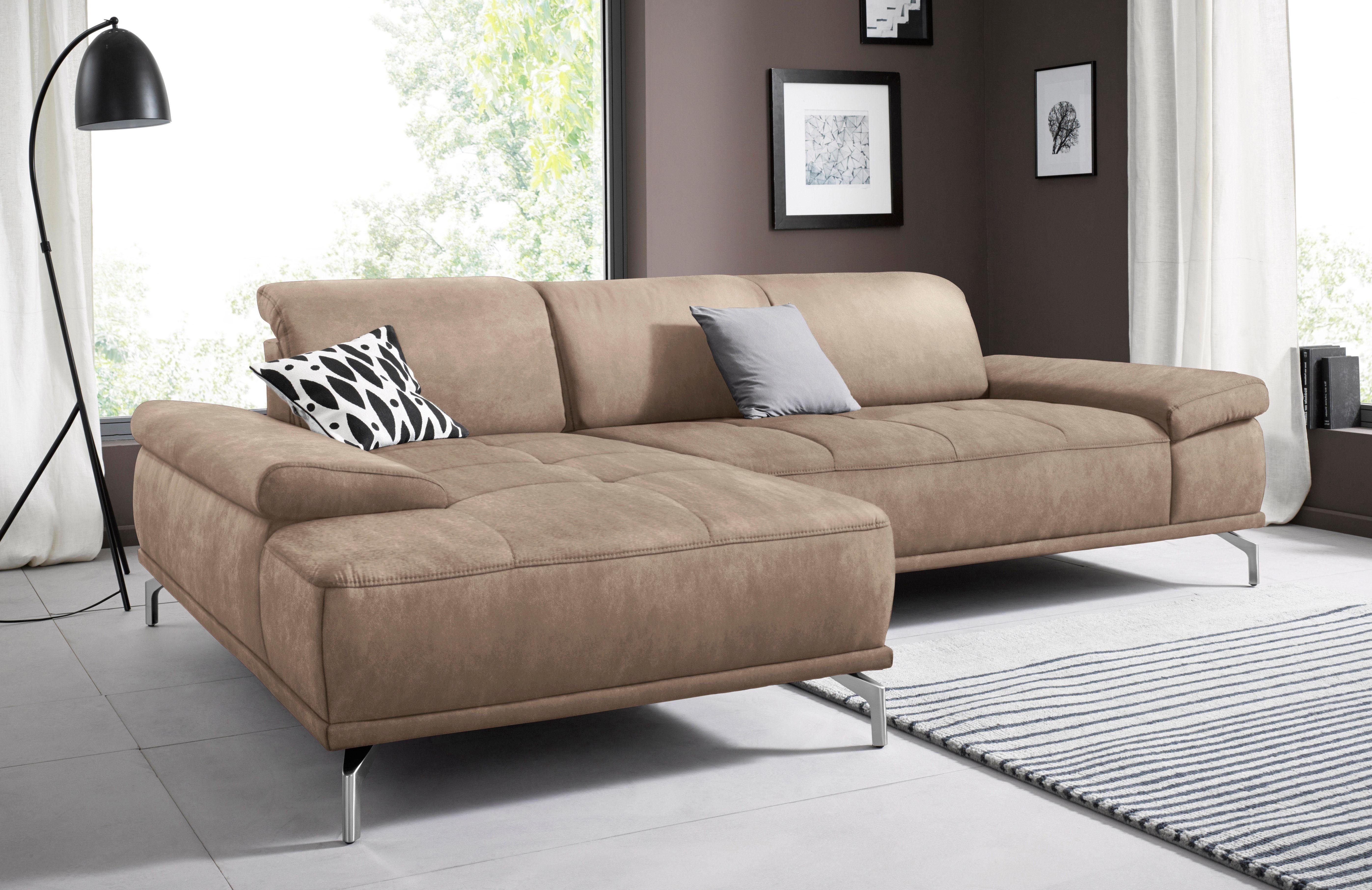 Places of Style Hoekbank Caluna Inclusief zitdiepteverstelling