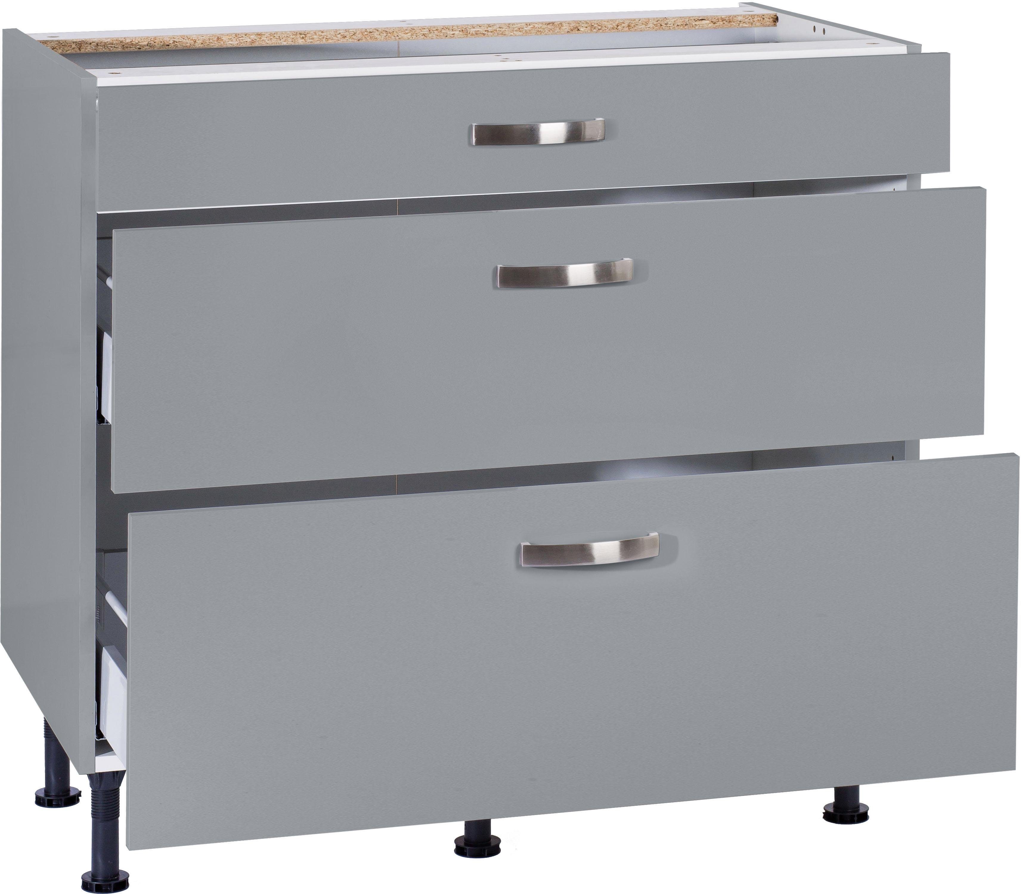 OPTIFIT Onderkast Cara Breedte 90 cm, met volledig uittrekbare laden en soft-closefunctie