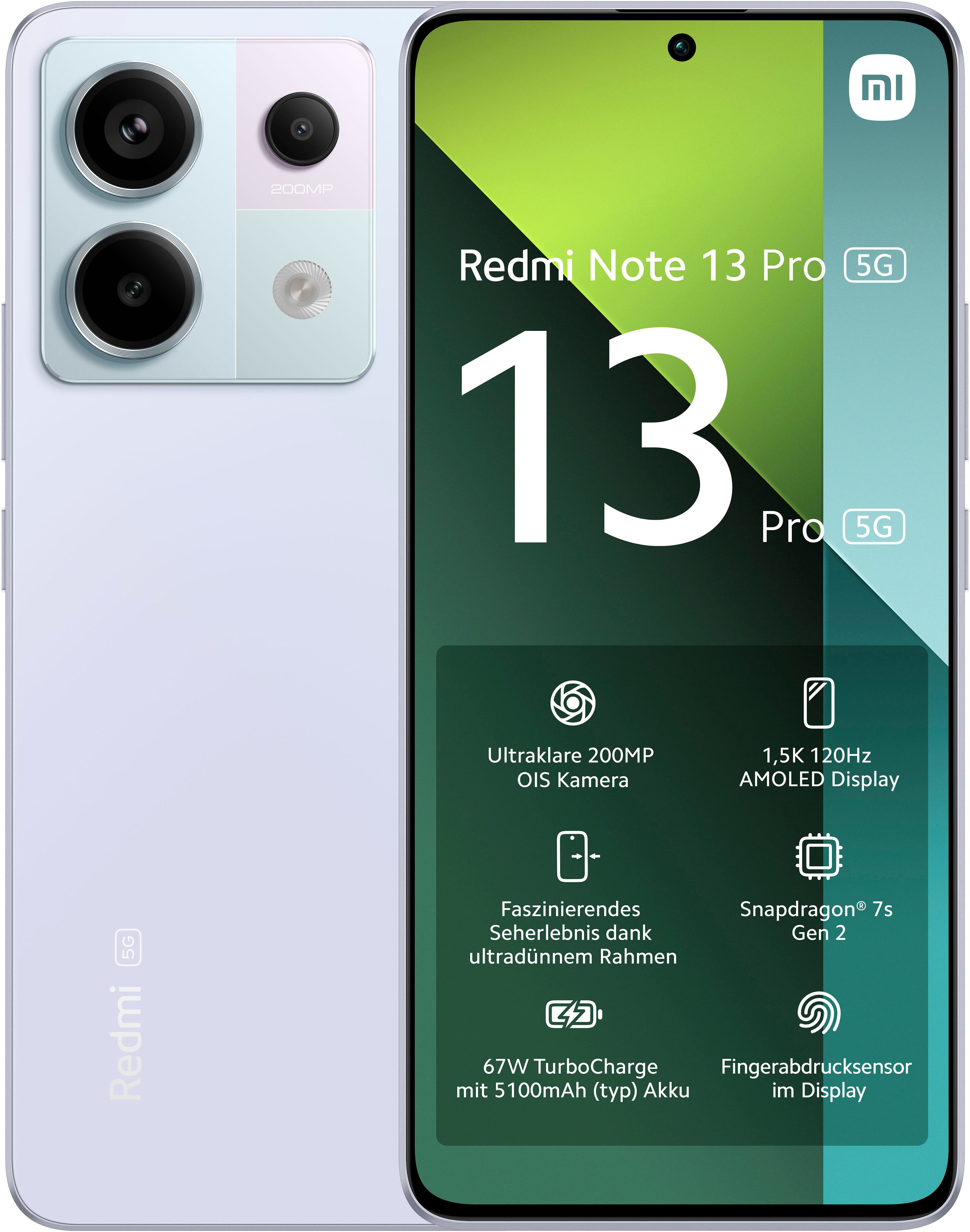 Xiaomi Smartphone Redmi Note 13 Pro 5G 8+256GB