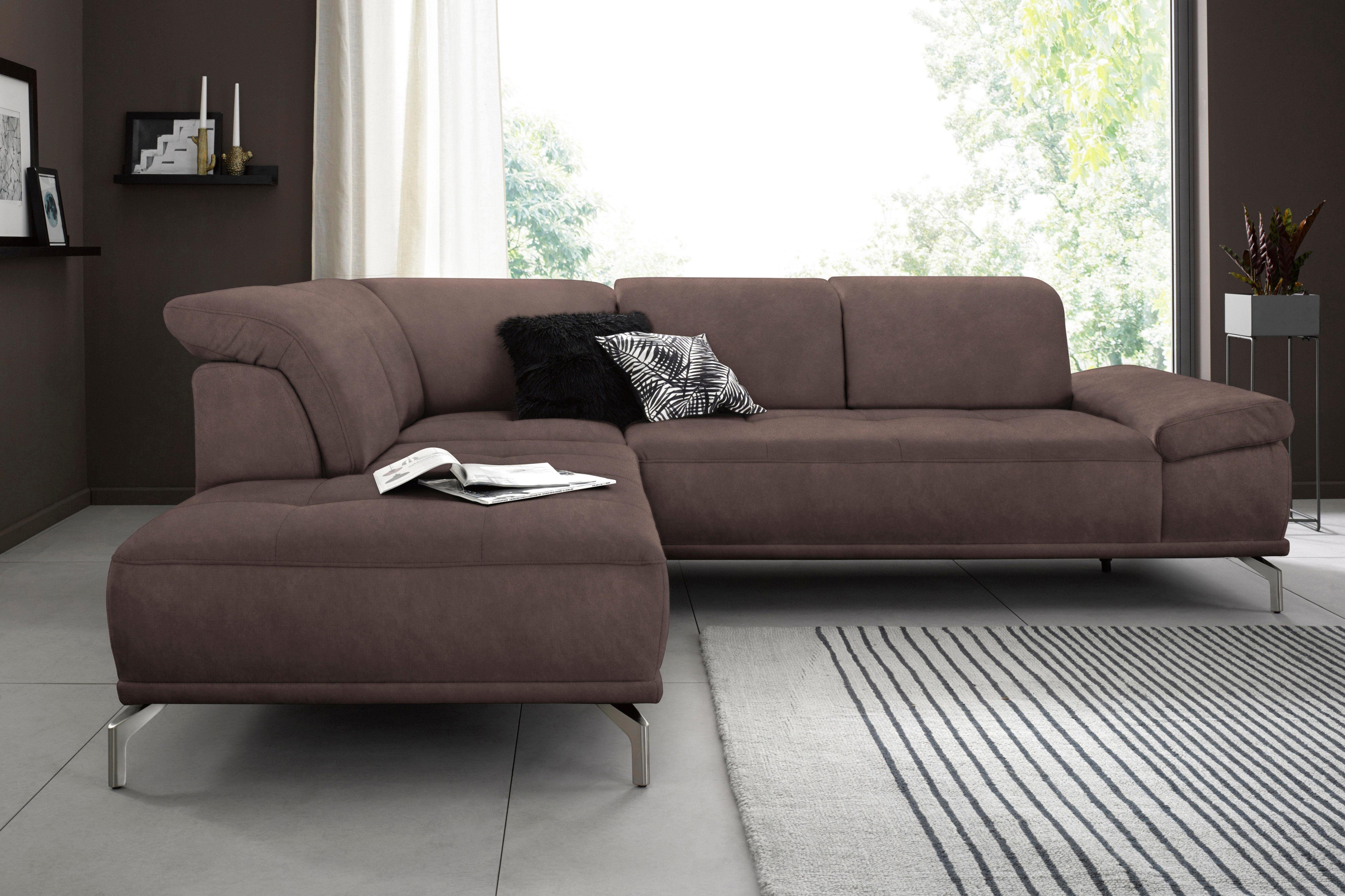 Places of Style Hoekbank Caluna Inclusief zitdiepteverstelling