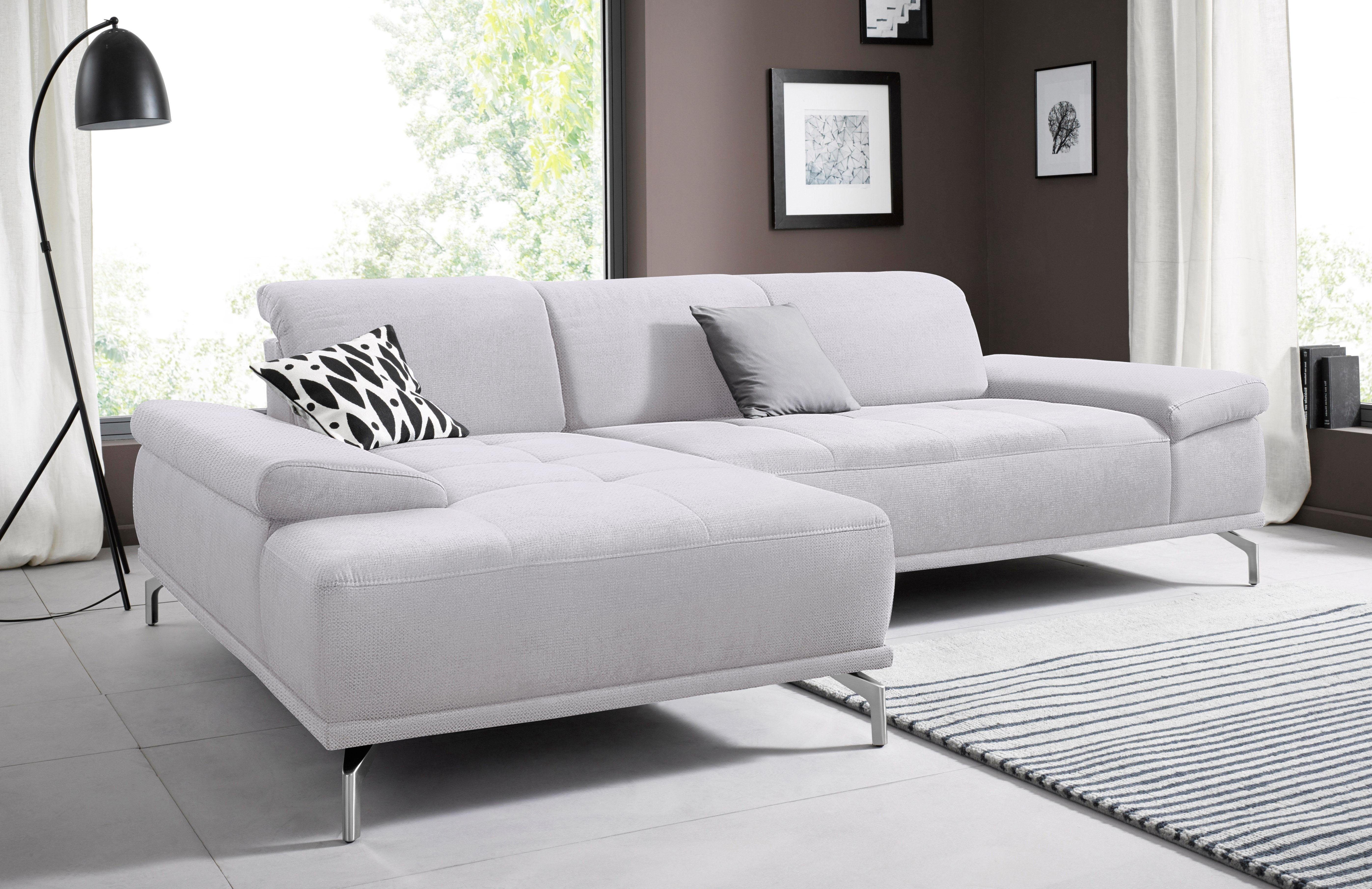 Places of Style Hoekbank Caluna Inclusief zitdiepteverstelling