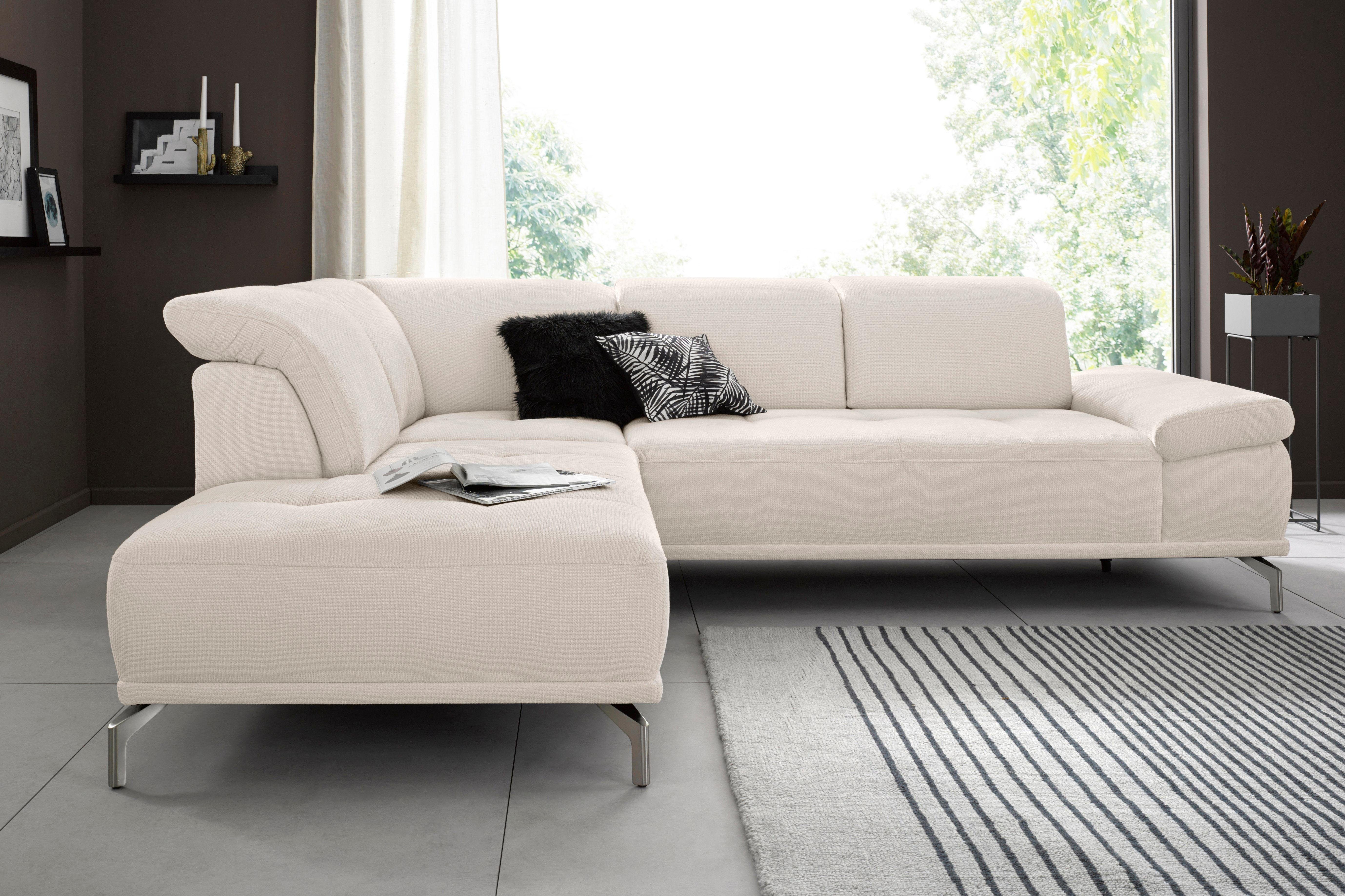 Places of Style Hoekbank Caluna Inclusief zitdiepteverstelling