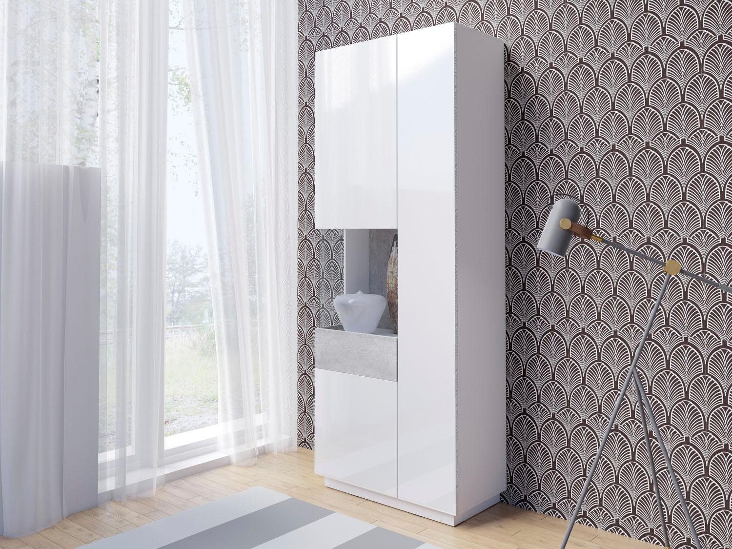 INOSIGN Vitrinekast Silke Hoogte 207 cm