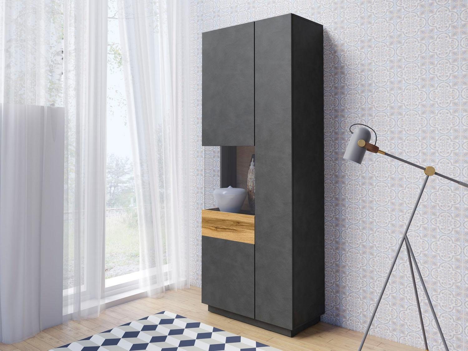 INOSIGN Vitrinekast Silke Hoogte 207 cm