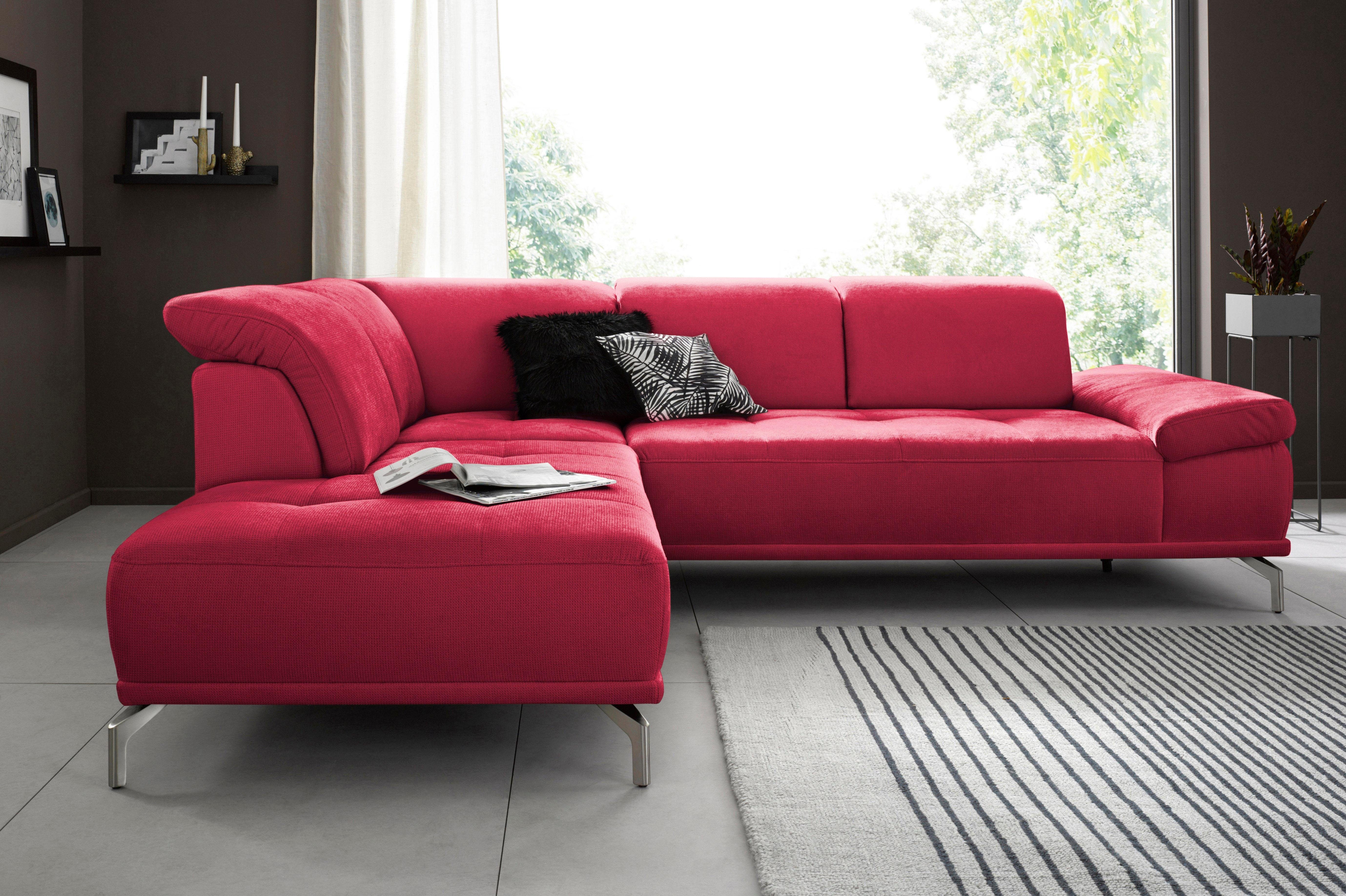 Places of Style Hoekbank Caluna Inclusief zitdiepteverstelling