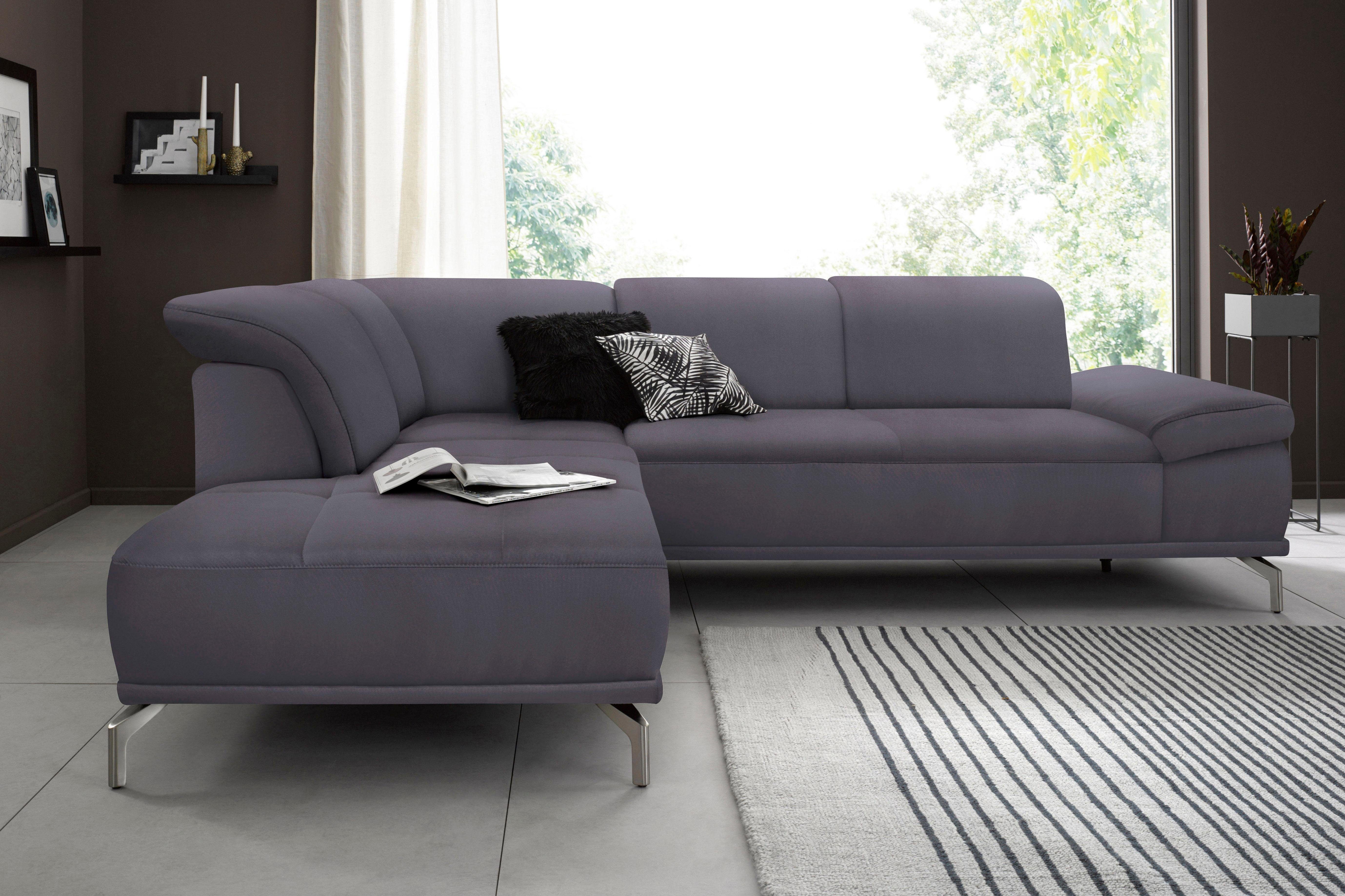 Places of Style Hoekbank Caluna Inclusief zitdiepteverstelling