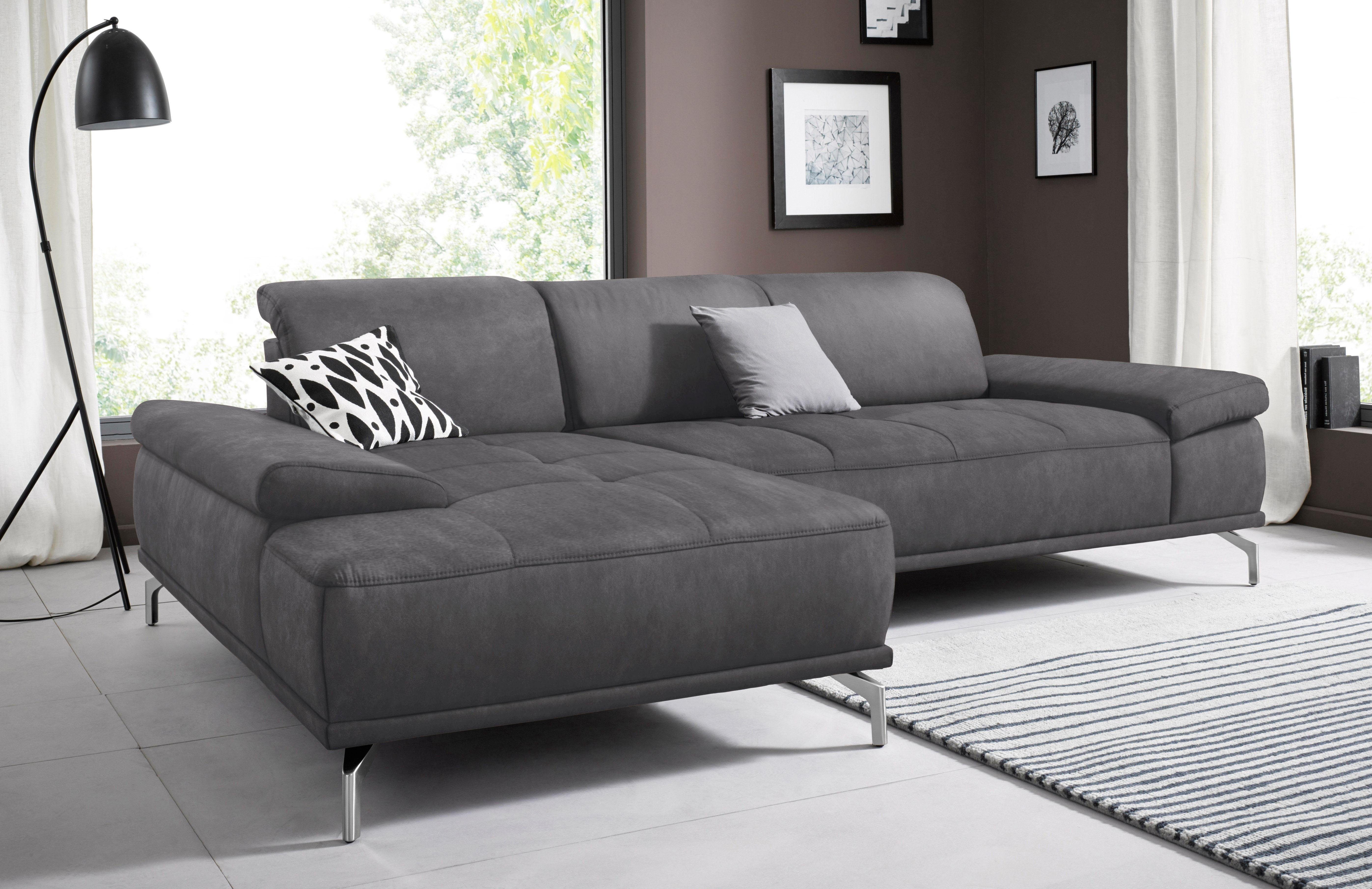 Places of Style Hoekbank Caluna Inclusief zitdiepteverstelling