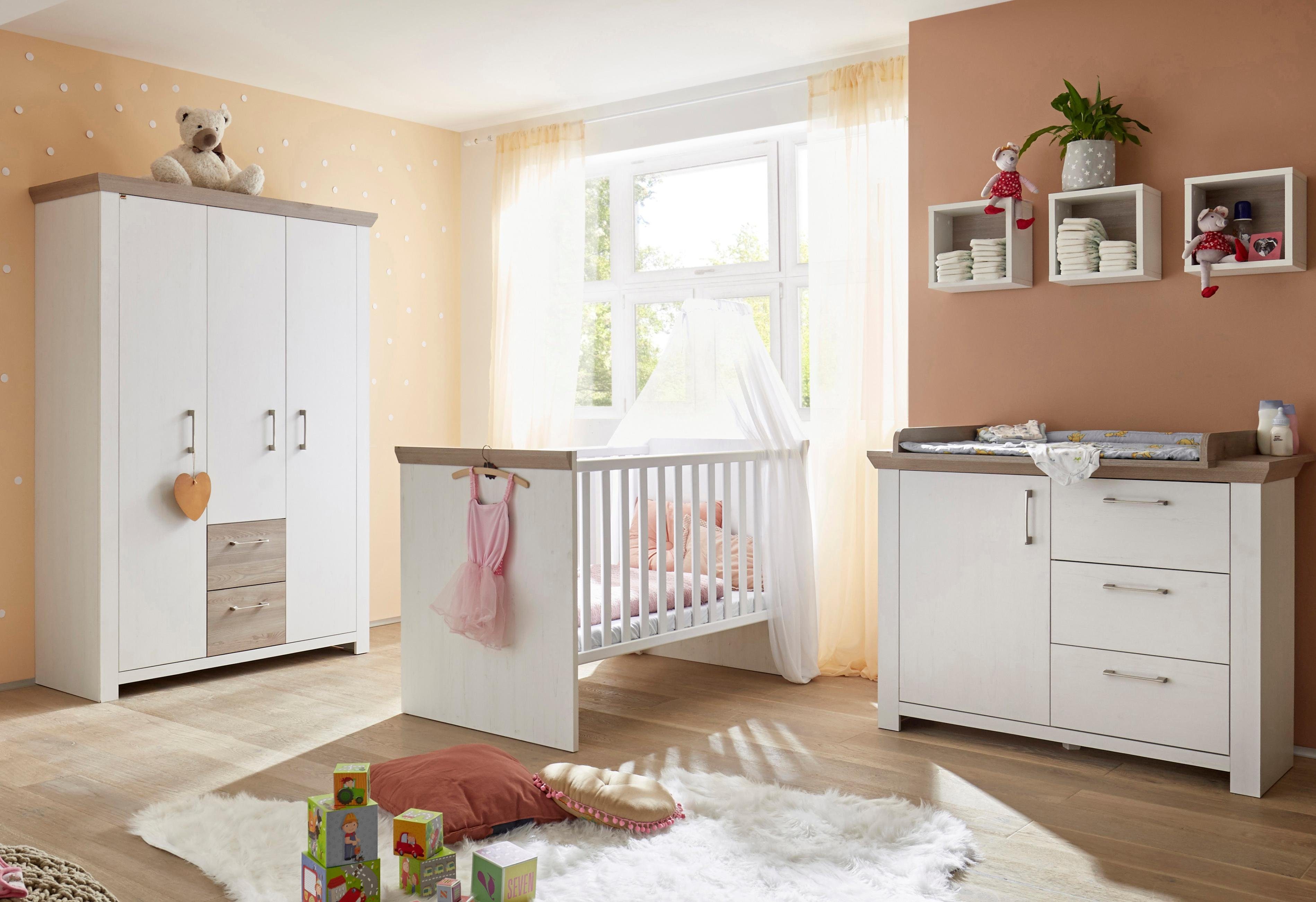 puppy Afkeer Denken Mäusbacher Complete babykamerset Stralsund Bed + commode + 3-deurs kast  (set, 3 stuks) koop je bij | OTTO