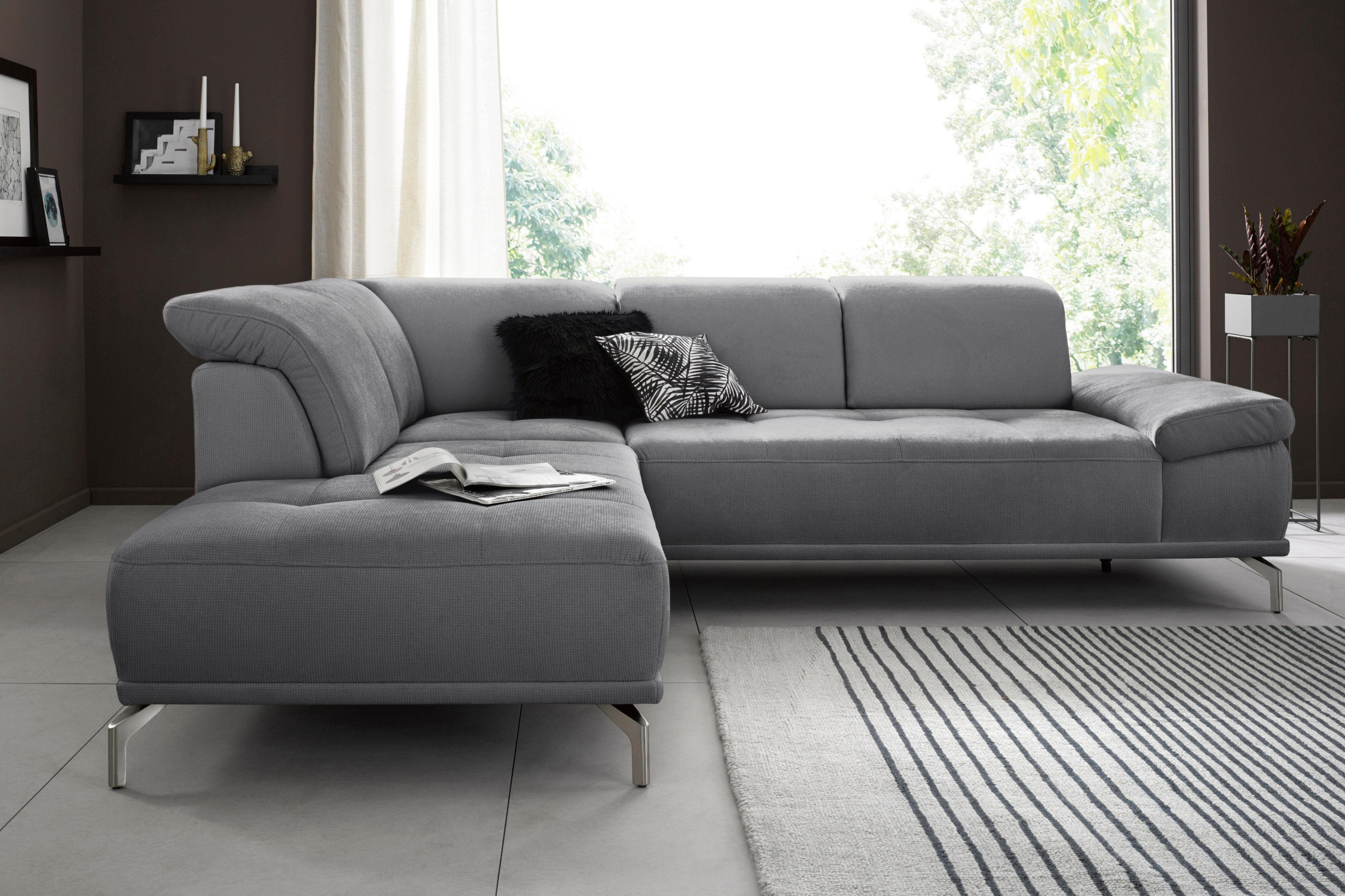 Places of Style Hoekbank Caluna Inclusief zitdiepteverstelling