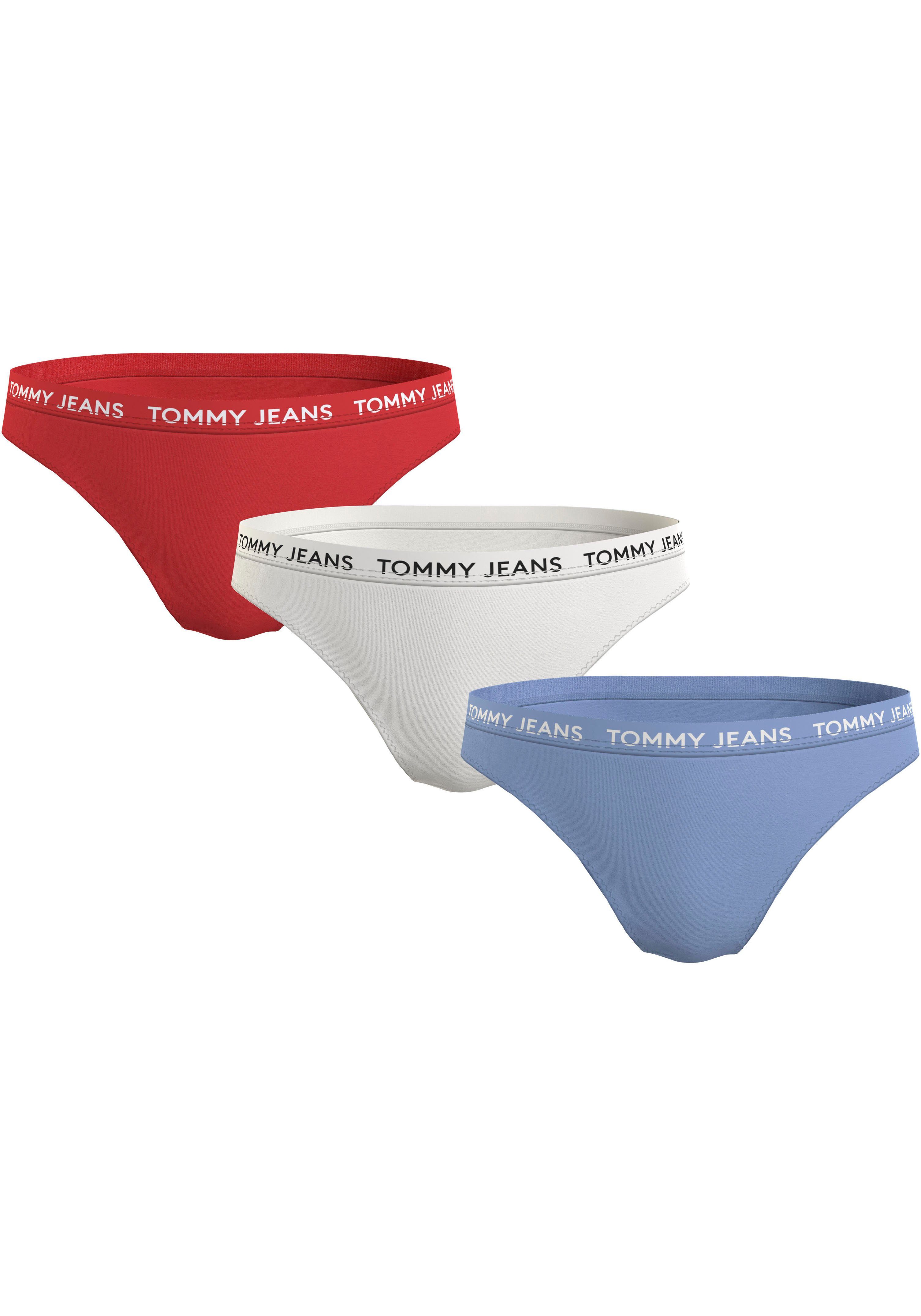 Tommy Hilfiger Underwear Bikinibroekje 3P CLASSIC BIKINI met elastische tommy jeans-logoband (3 stuks Set van 3)