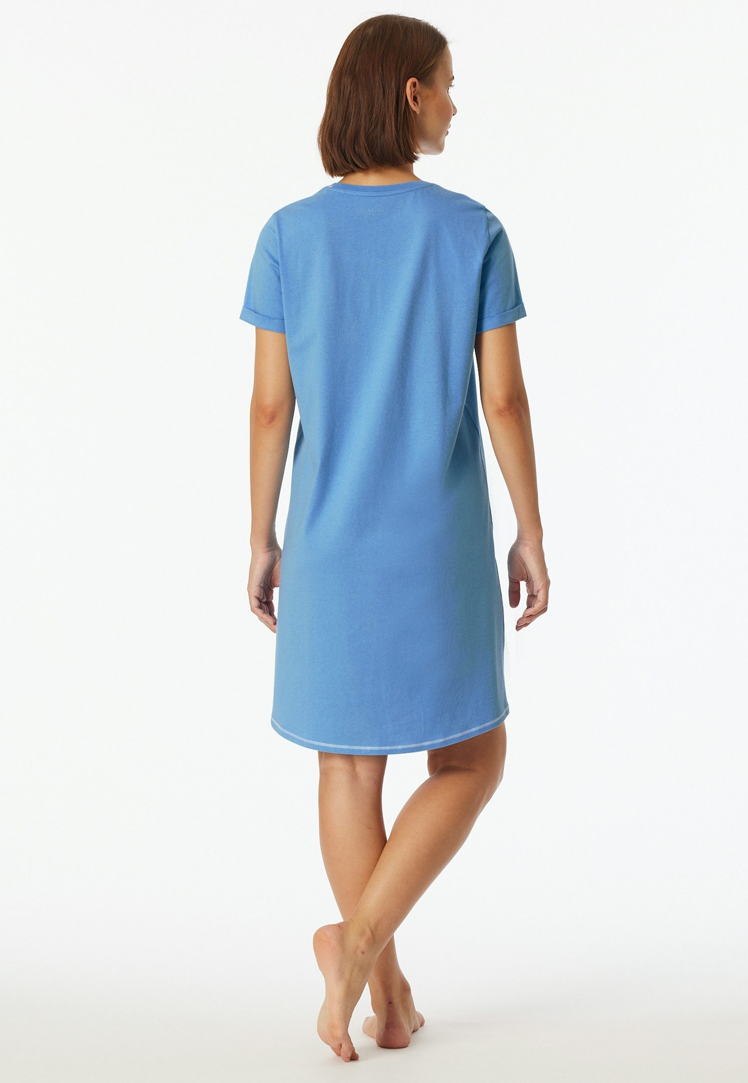 Schiesser Nachthemd Casual Essentials met statement-print