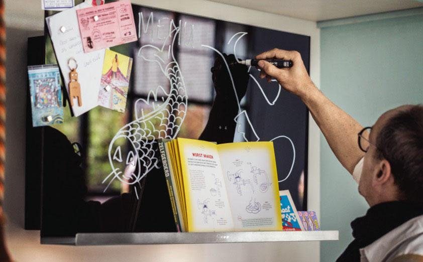 neff vlakscherm afzuigkap dfrm951s - d95frm1s0 zwart