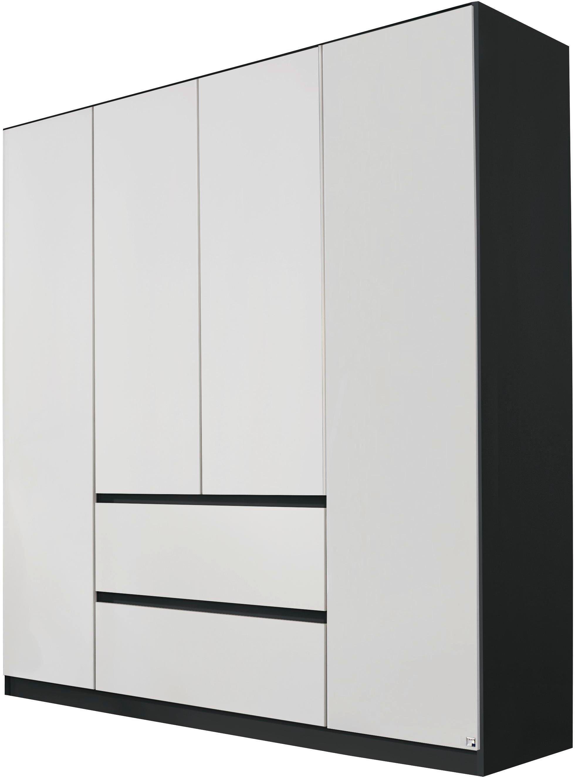 rauch Draaideurkast Kledingkast kast garderobe garderobekast MAINZ greeploze front, buitendeuren met push-to-open functie made in germany