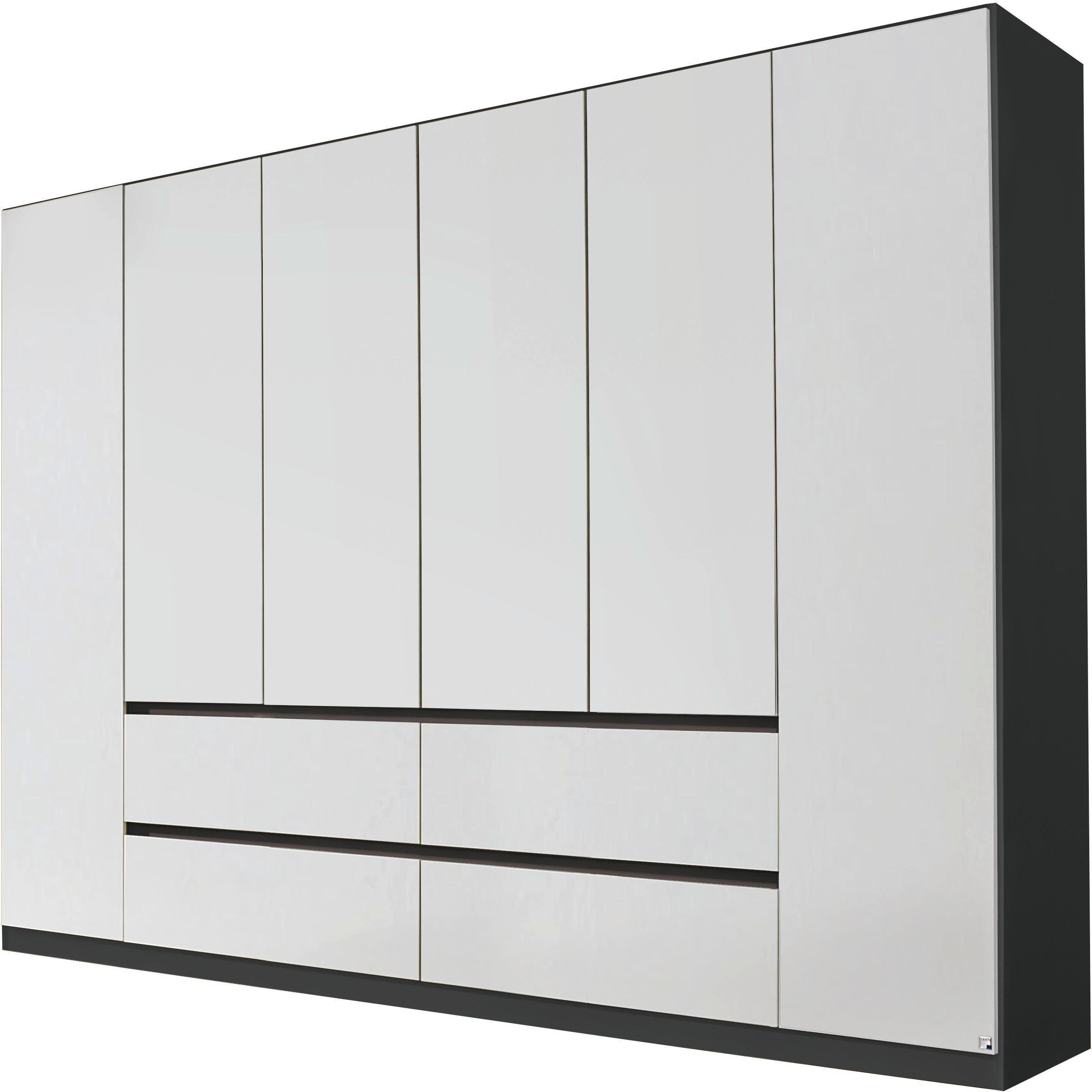 rauch Draaideurkast Kledingkast kast garderobe garderobekast MAINZ greeploze front, buitendeuren met push-to-open functie made in germany